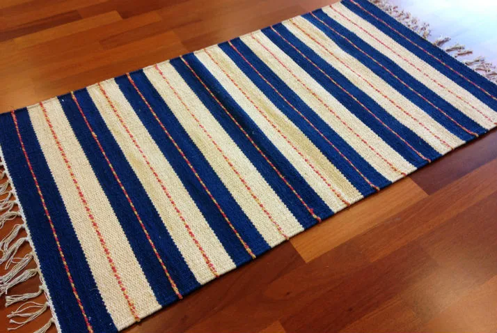 Rag rugs - Alva (blue)
