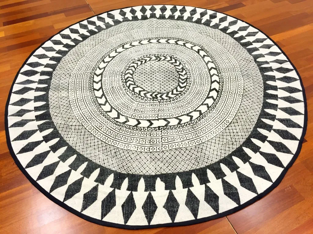 Round rugs - Marrakech (round) (black/grey/white)