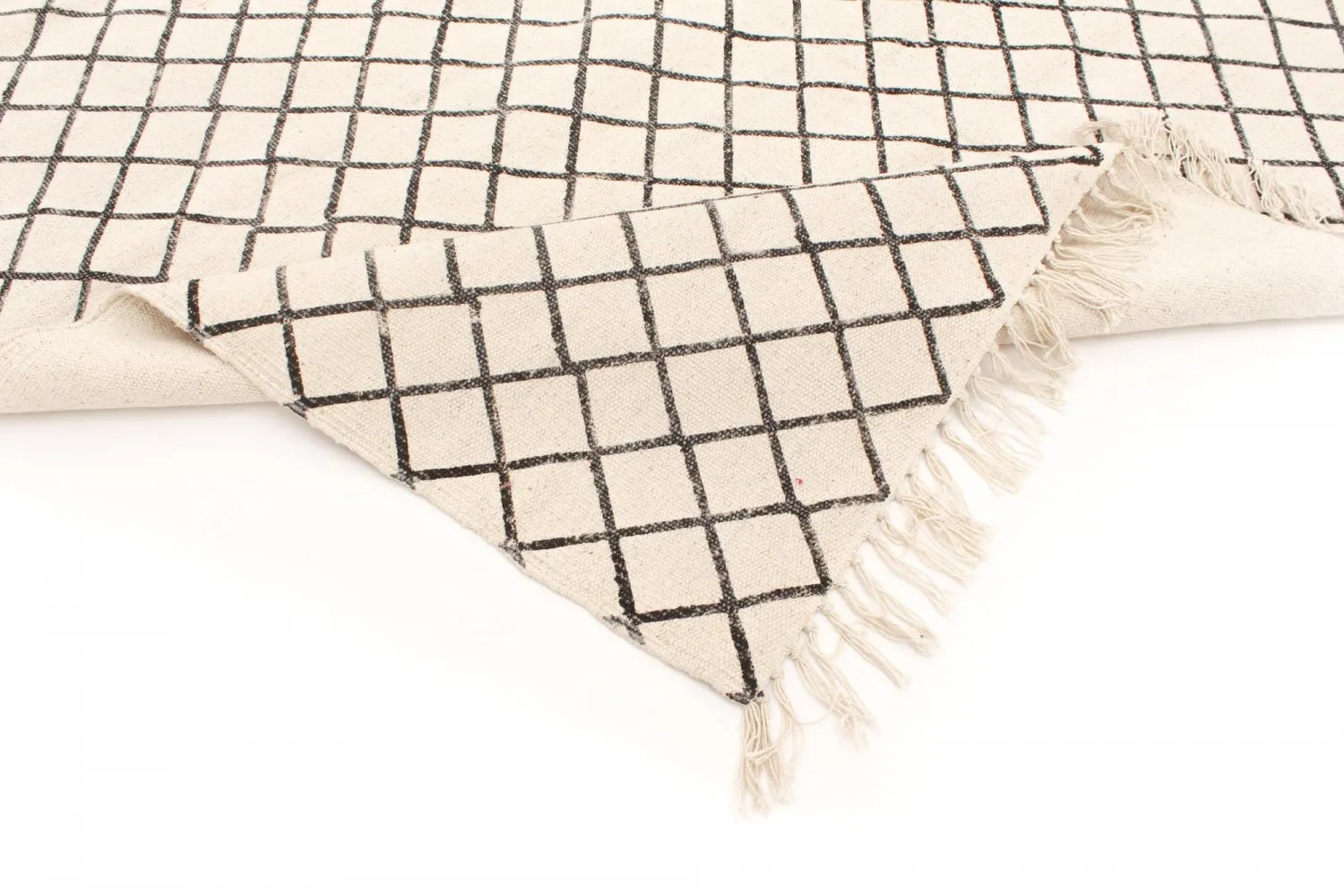 Rag rugs - Agadir (black/white)