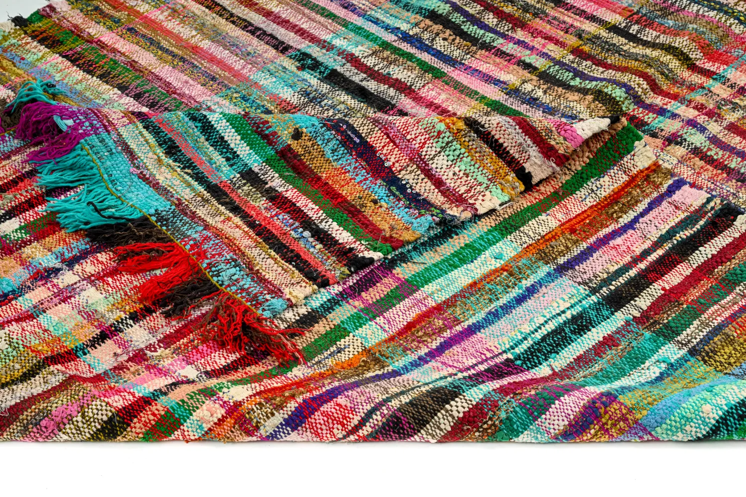 Moroccan Berber rug Boucherouite 160 x 300 cm