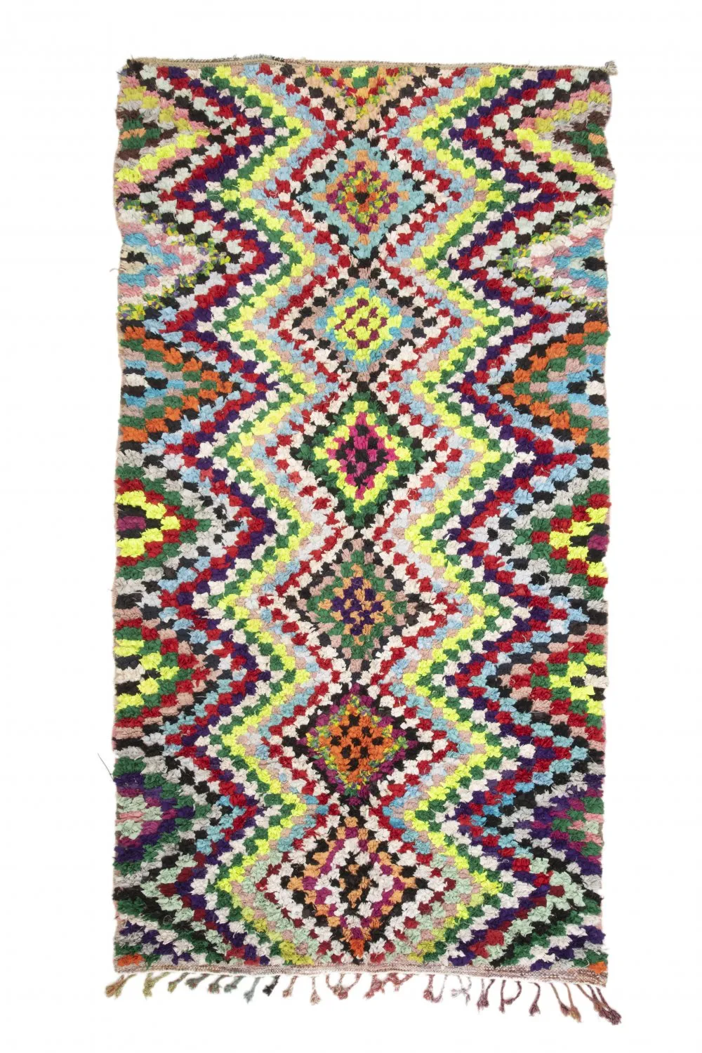 Moroccan Berber rug Boucherouite 315 x 170 cm