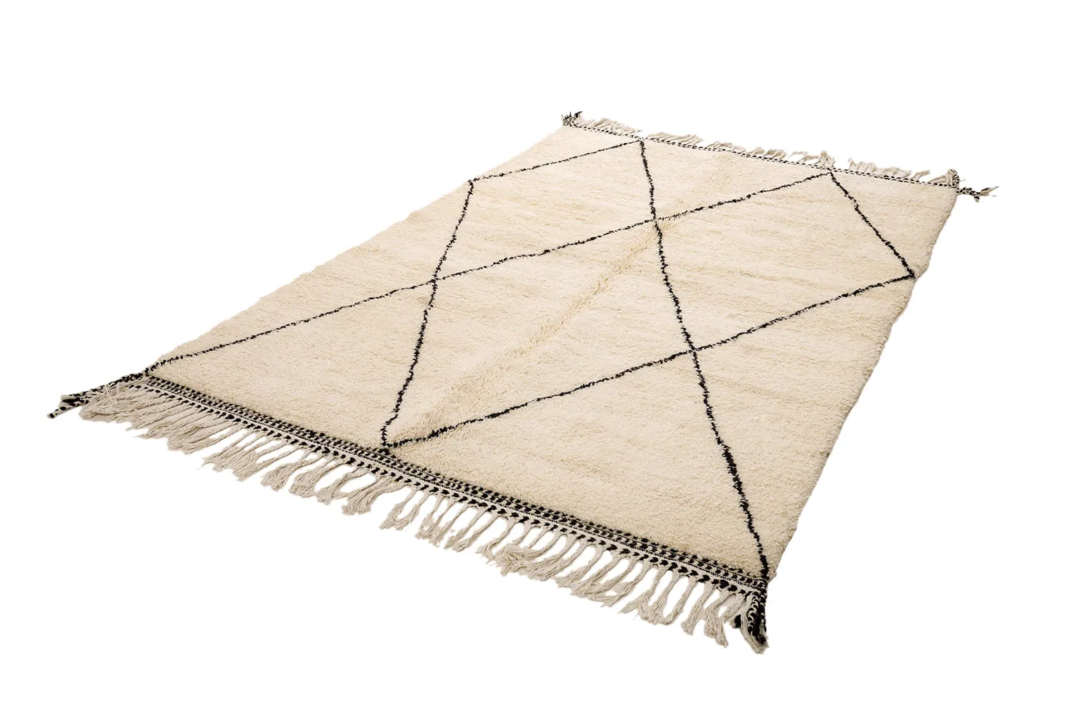 Kilim Moroccan Berber rug Beni Ourain 165 x 260 cm