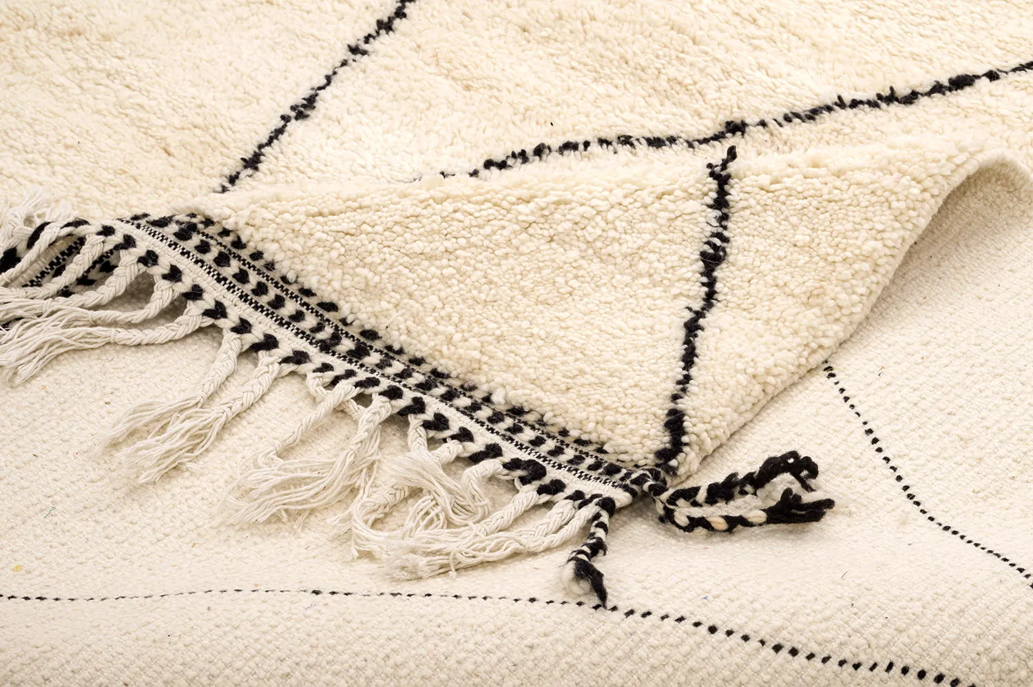 Kilim Moroccan Berber rug Beni Ourain 165 x 260 cm
