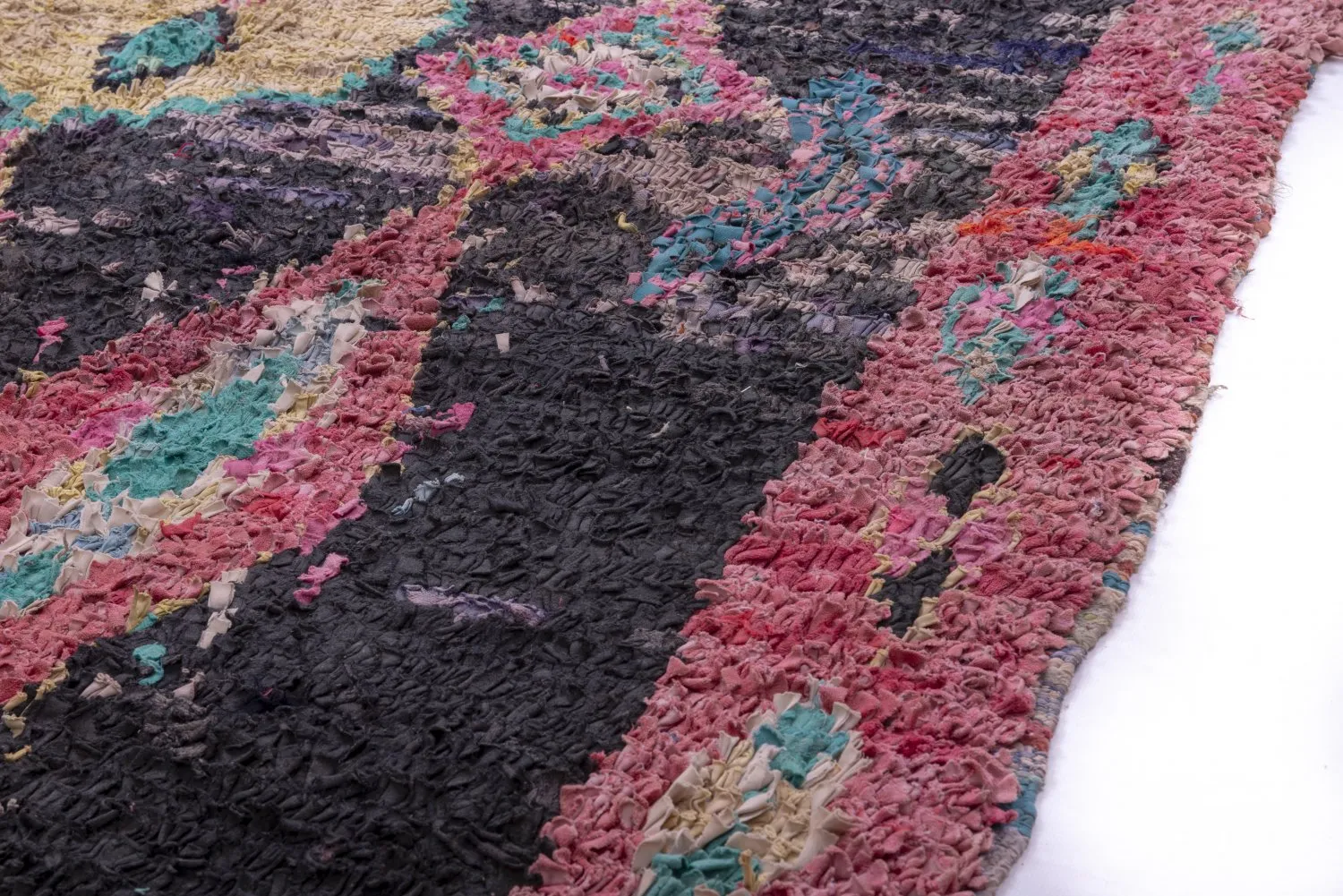 Moroccan Berber rug Boucherouite 240 x 155 cm