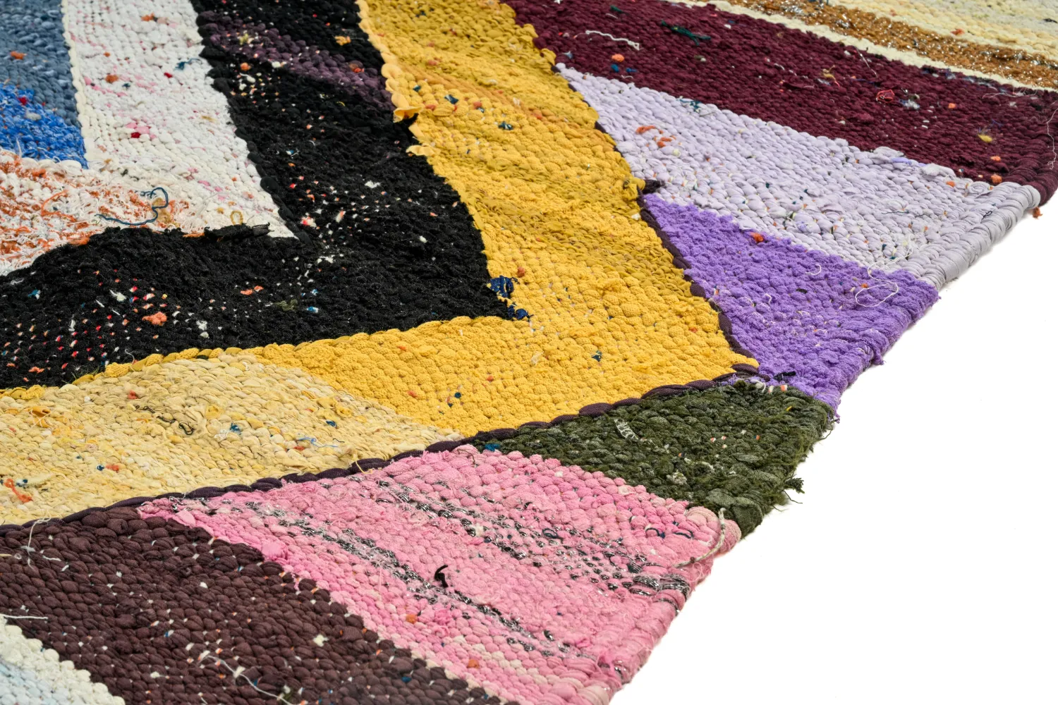 Moroccan Berber rug Boucherouite 135 x 260 cm