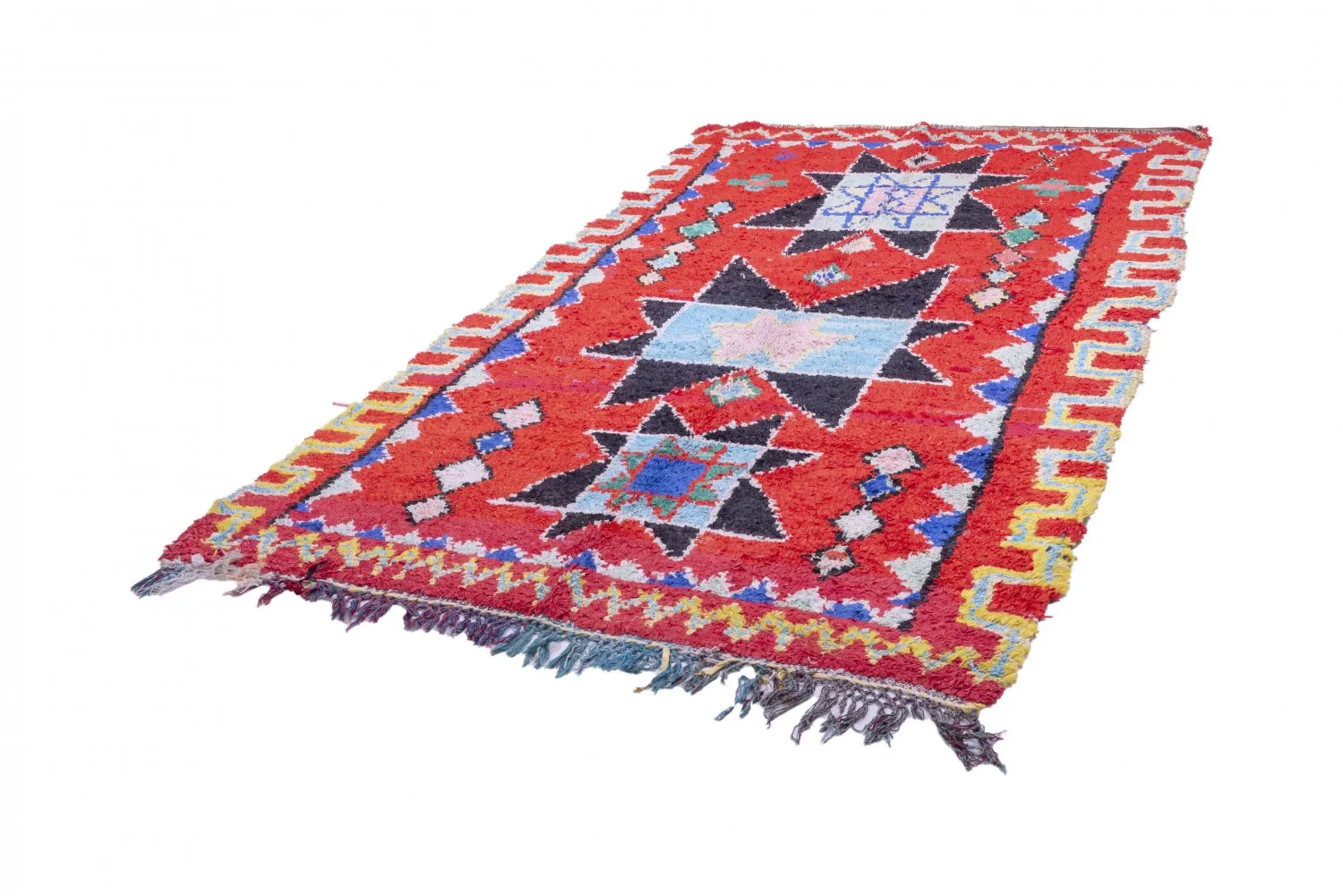 Moroccan Berber rug Boucherouite 275 x 170 cm