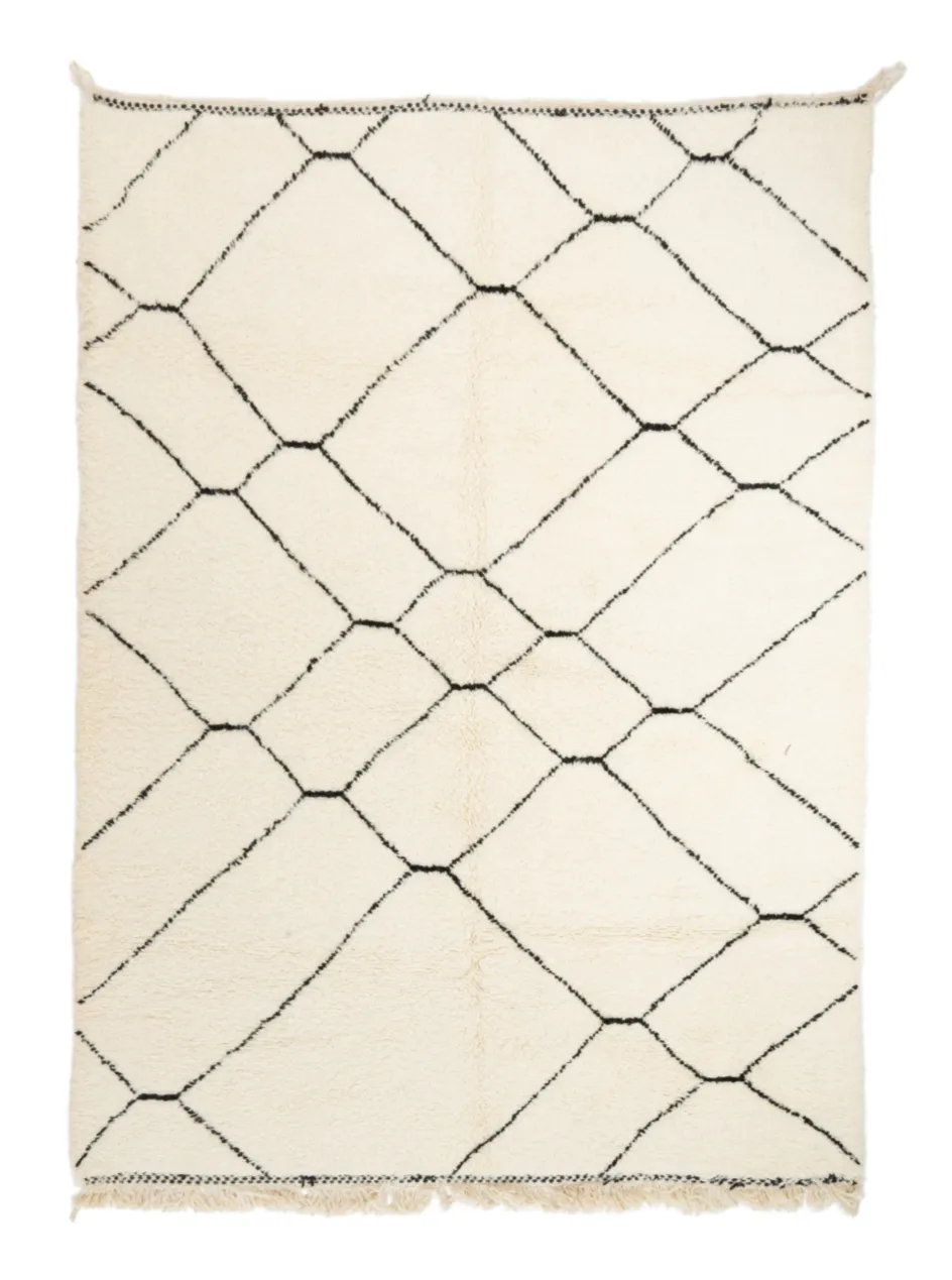 Kilim Moroccan Berber rug Beni Ourain 210 x 285 cm