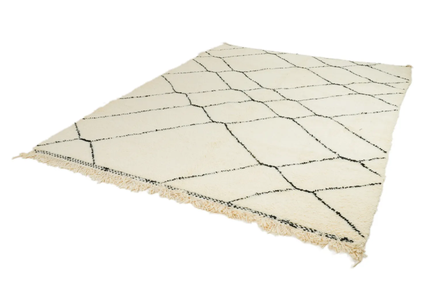 Kilim Moroccan Berber rug Beni Ourain 210 x 285 cm