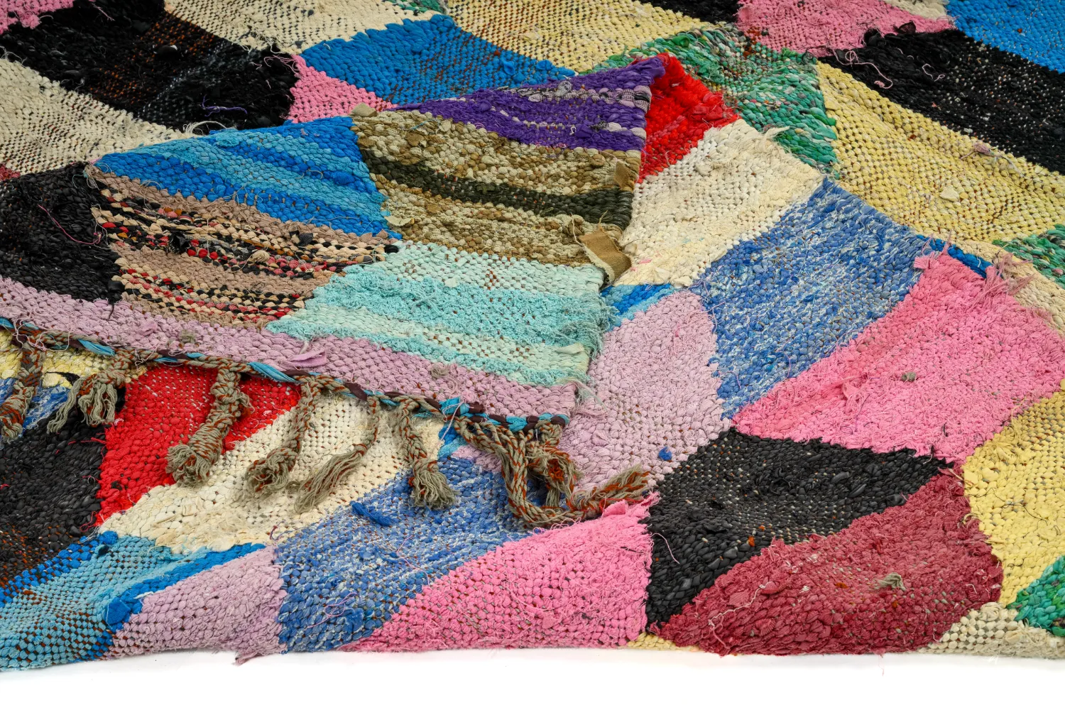 Moroccan Berber rug Boucherouite 145 x 275 cm