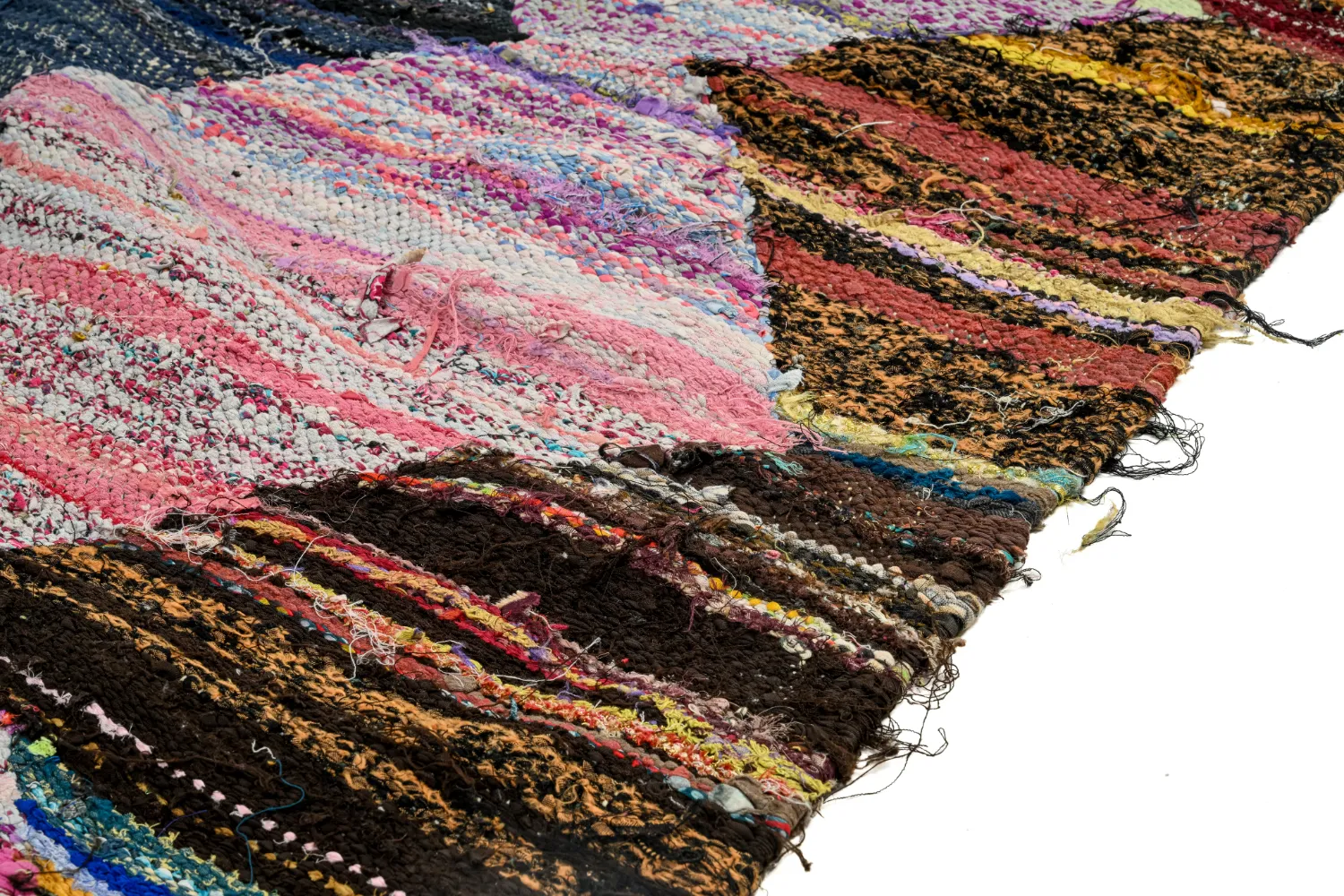 Moroccan Berber rug Boucherouite 155 x 285 cm