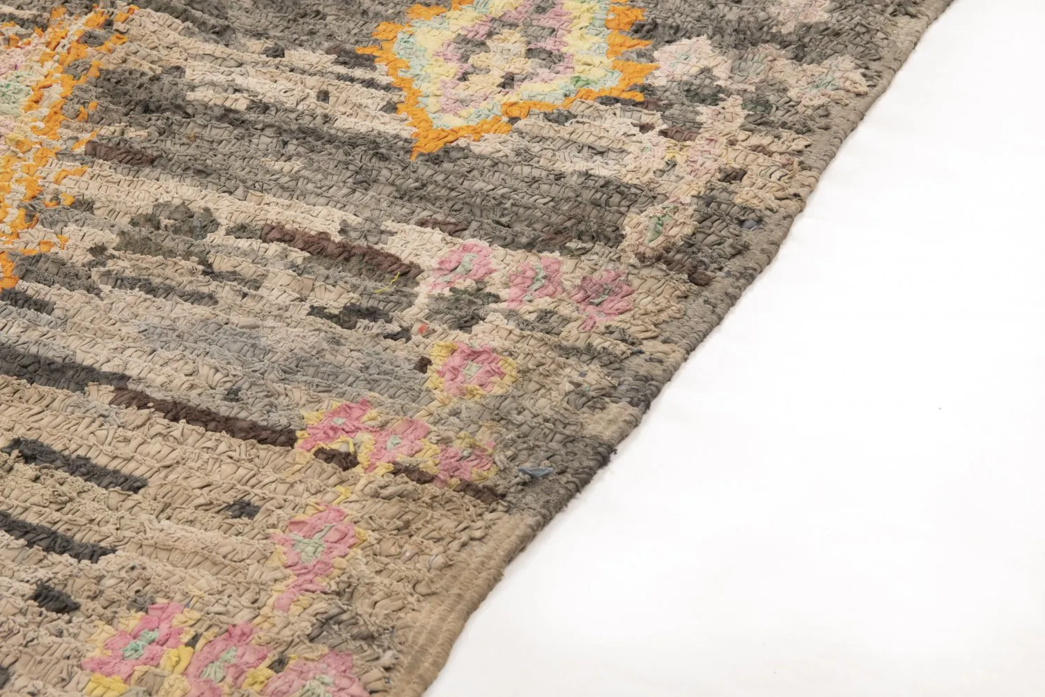 Moroccan Berber rug Boucherouite 195 x 110 cm