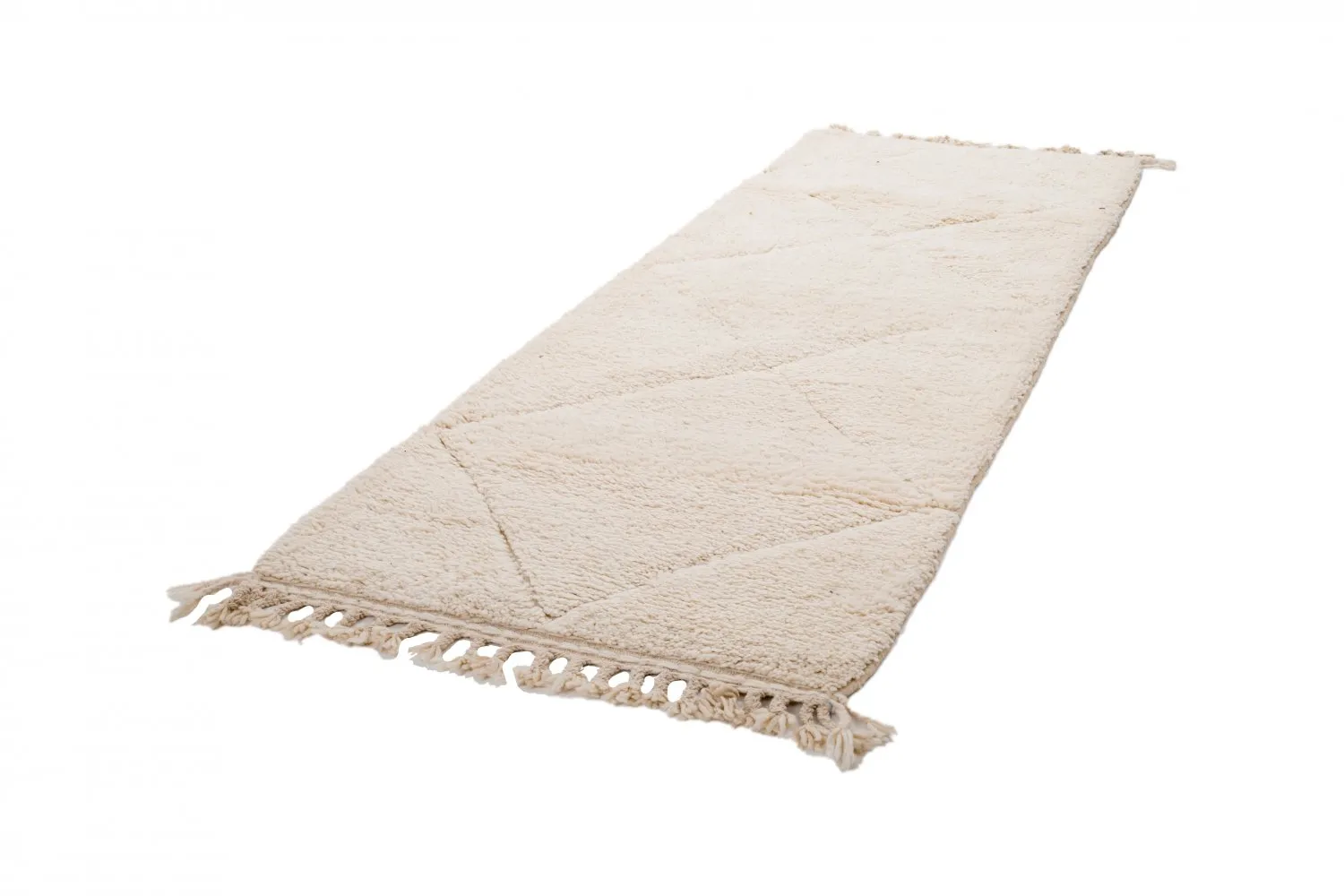 Kilim Moroccan Berber rug Beni Ourain 295 x 85 cm