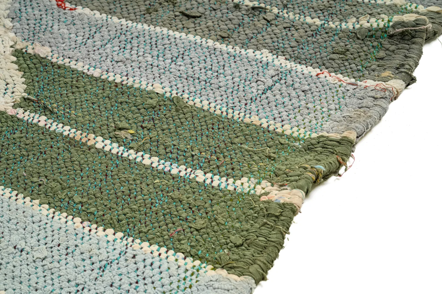 Moroccan Berber rug Boucherouite 120 x 280 cm