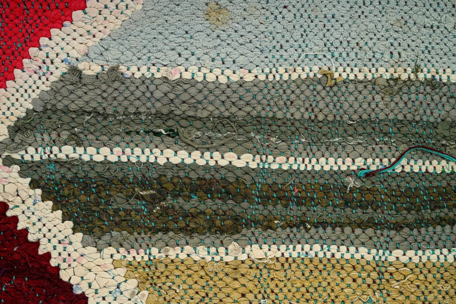 Moroccan Berber rug Boucherouite 120 x 280 cm