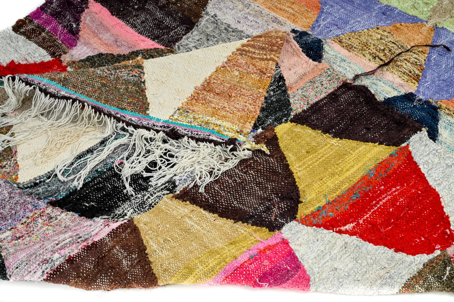 Moroccan Berber rug Boucherouite 145 x 270 cm