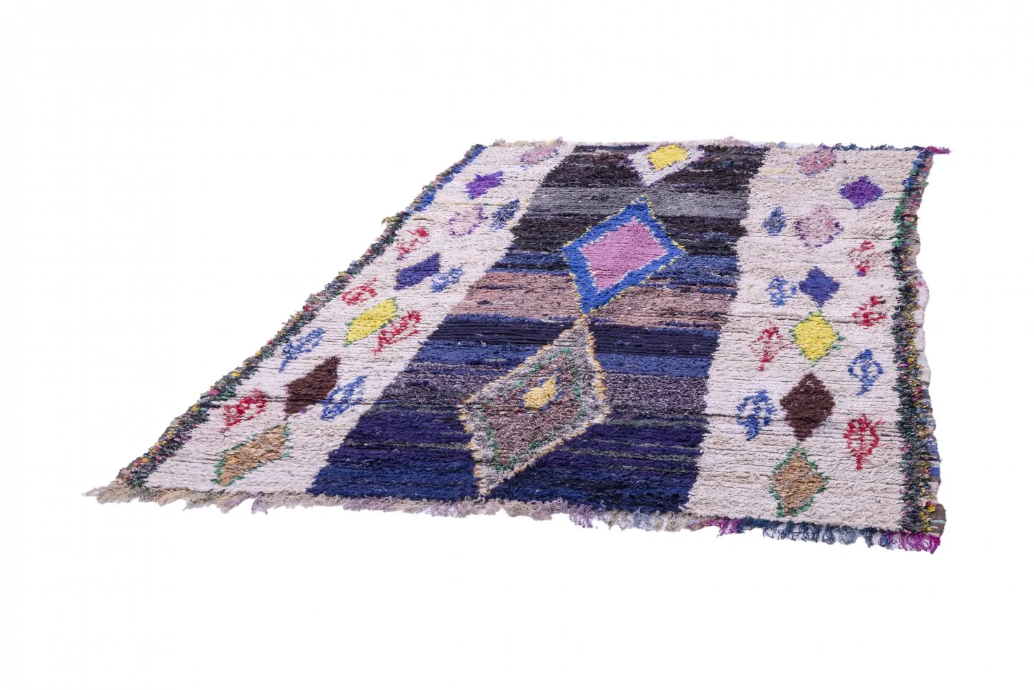 Moroccan Berber rug Boucherouite 230 x 170 cm