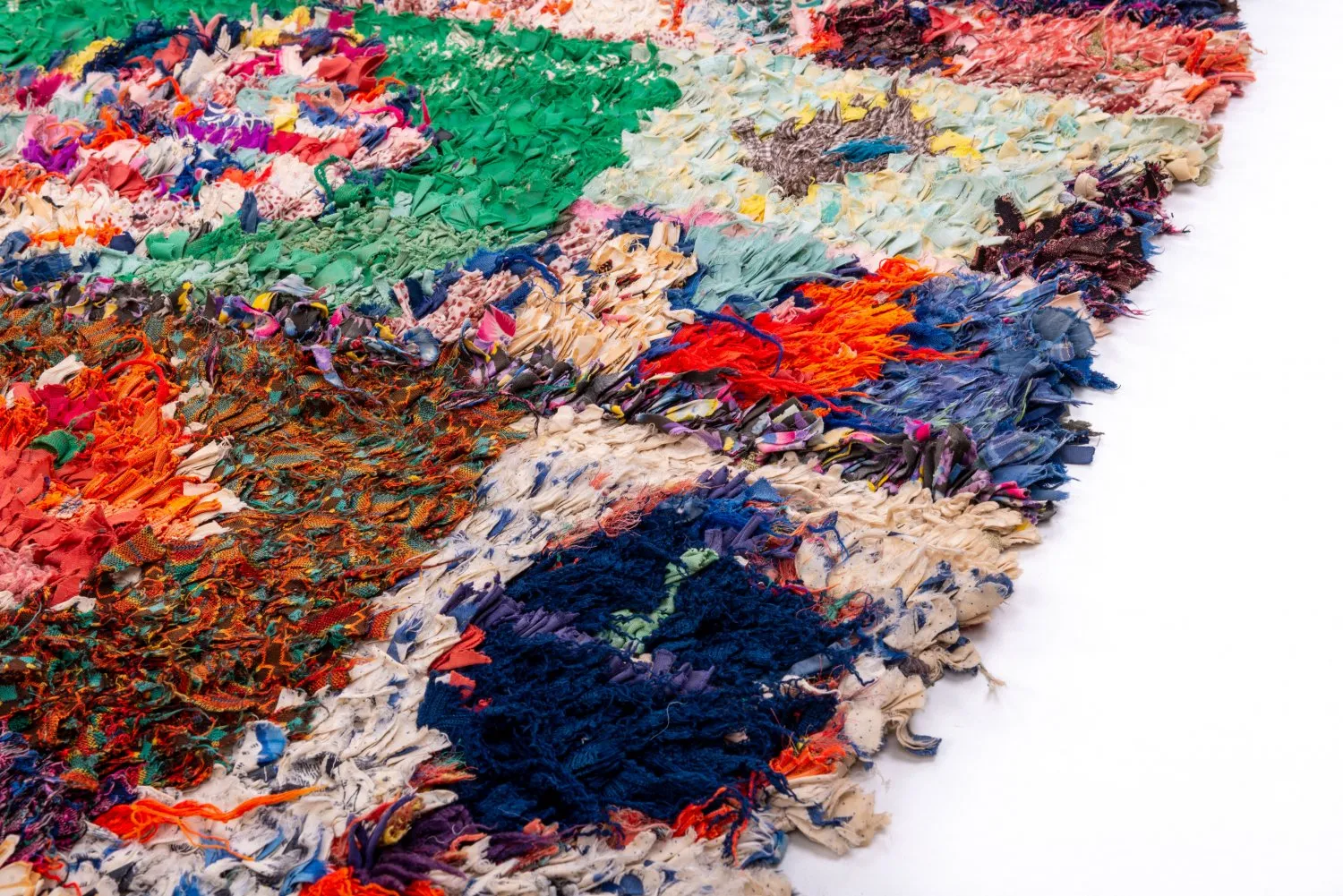 Moroccan Berber rug Boucherouite 255 x 145 cm