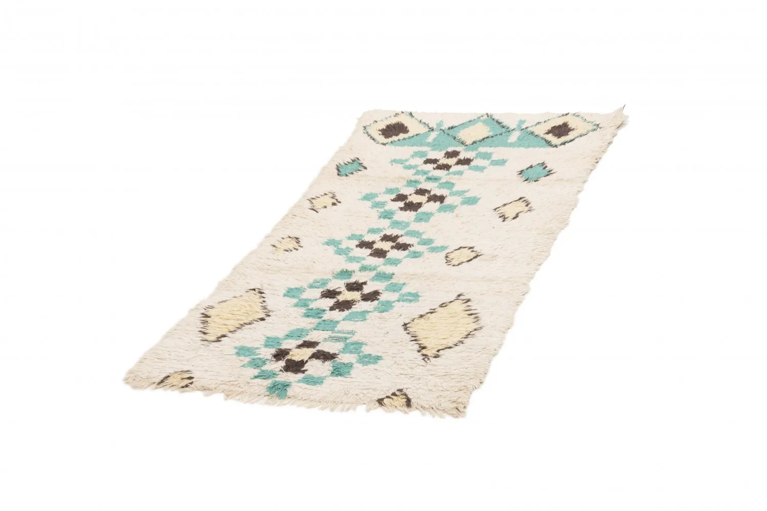 Moroccan Berber rug Boucherouite 175 x 85 cm