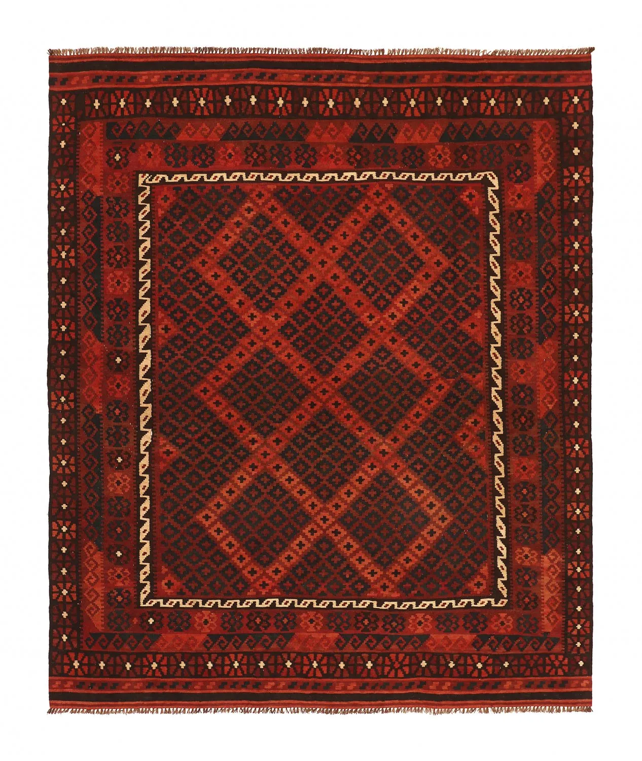 Oriental kilim rug 261 x 222 cm