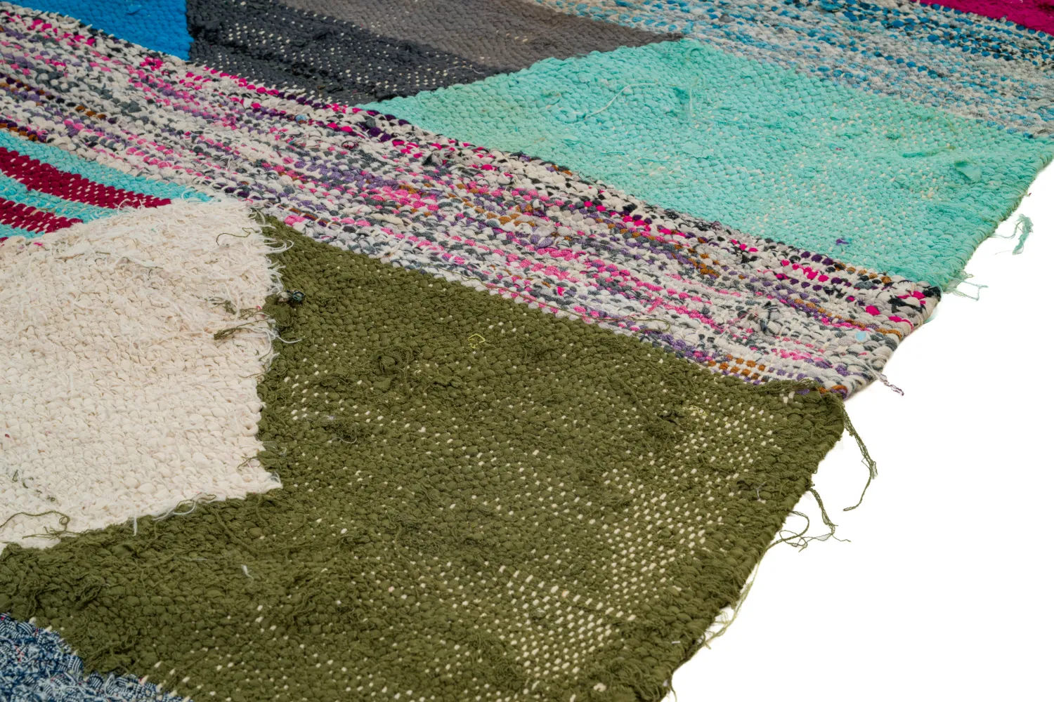 Moroccan Berber rug Boucherouite 145 x 250 cm