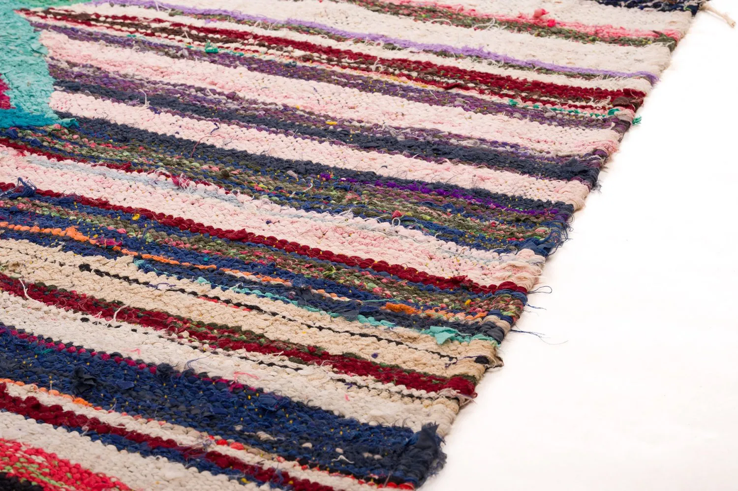 Moroccan Berber rug Boucherouite 150 x 285 cm