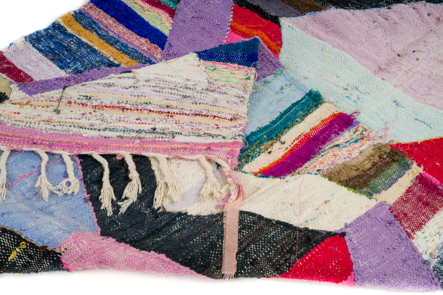 Moroccan Berber rug Boucherouite 130 x 225 cm