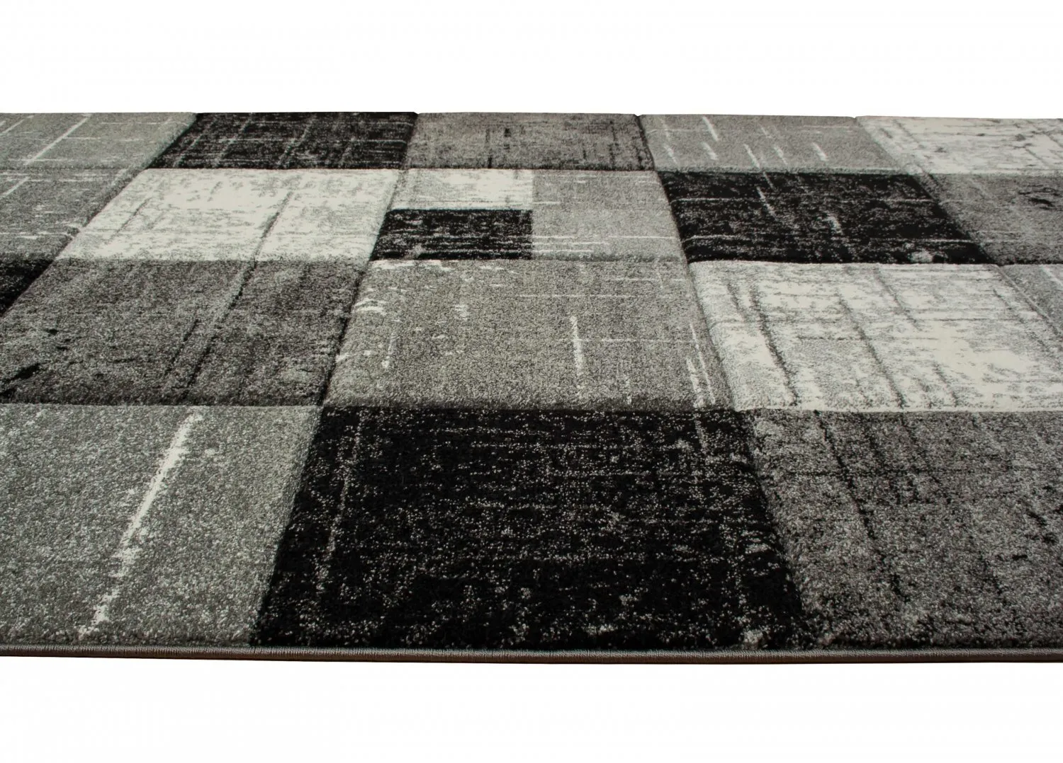 Wilton rug - London Square (black)