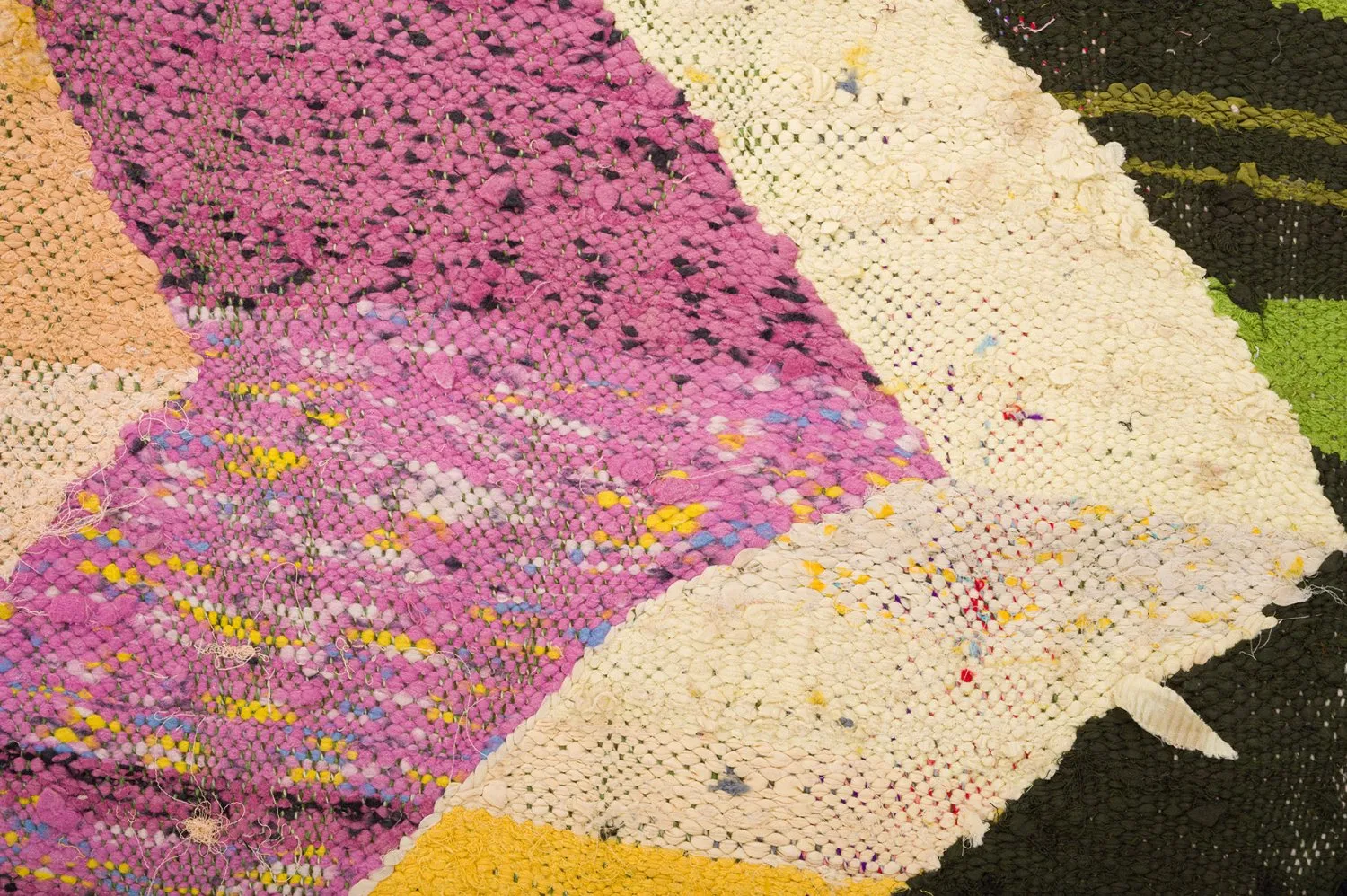 Moroccan Berber rug Boucherouite 145 x 290 cm