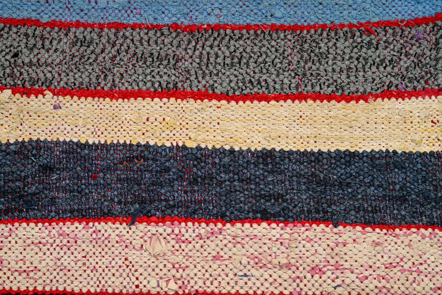 Moroccan Berber rug Boucherouite 145 x 250 cm