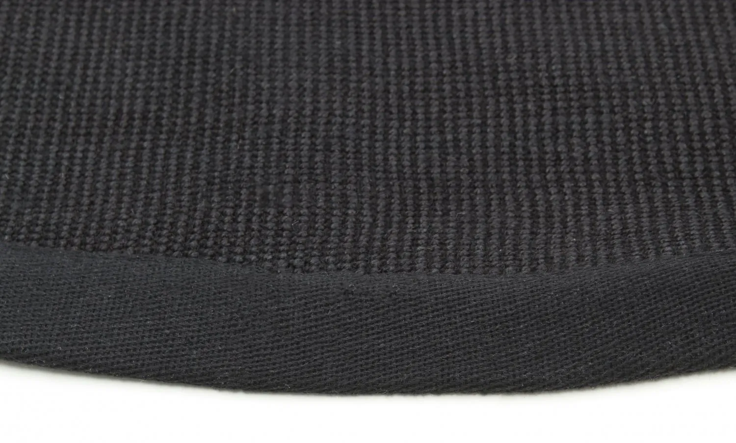 Round rug (sisal) - Agave (black)