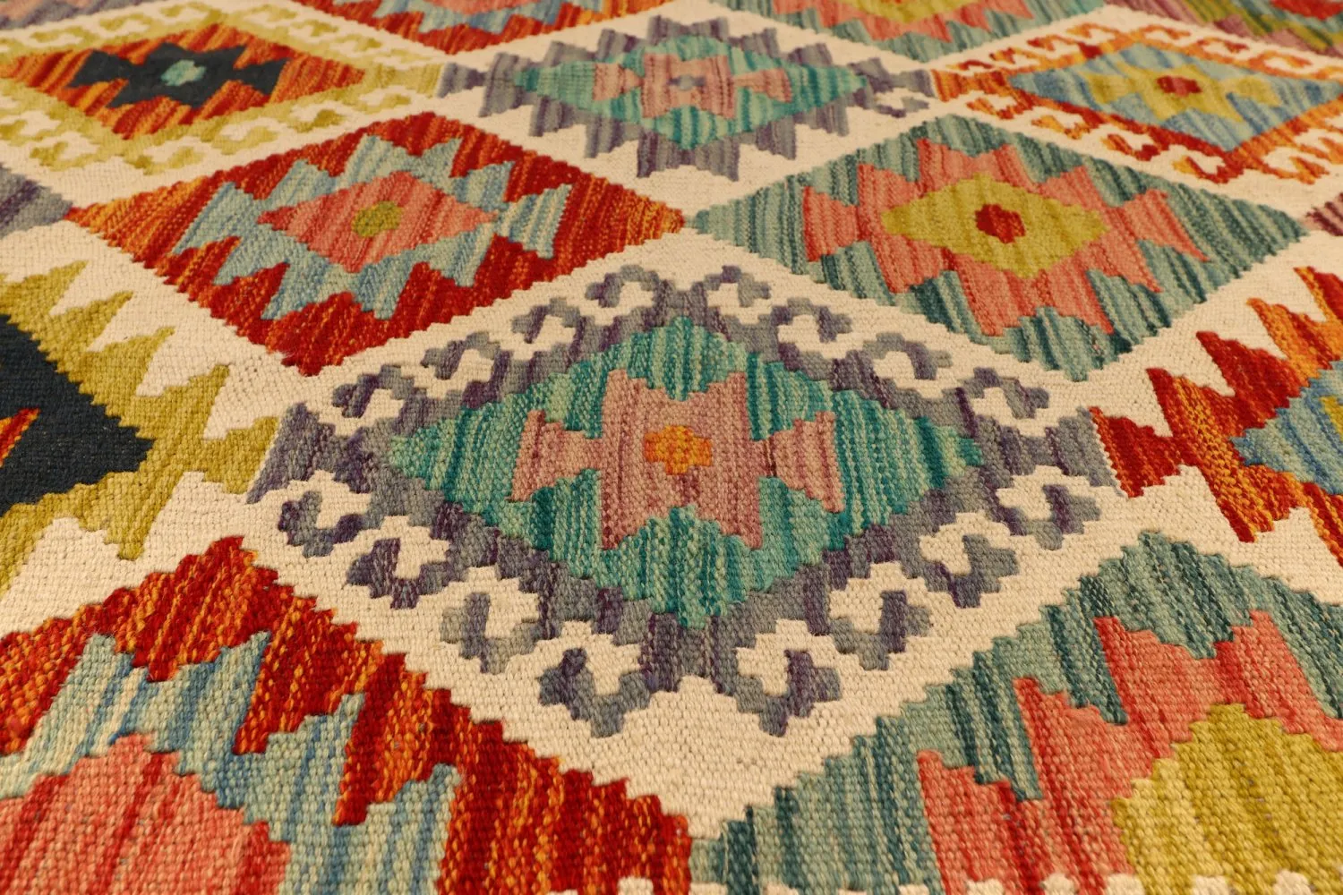 Oriental kilim rug 394 x 309 cm