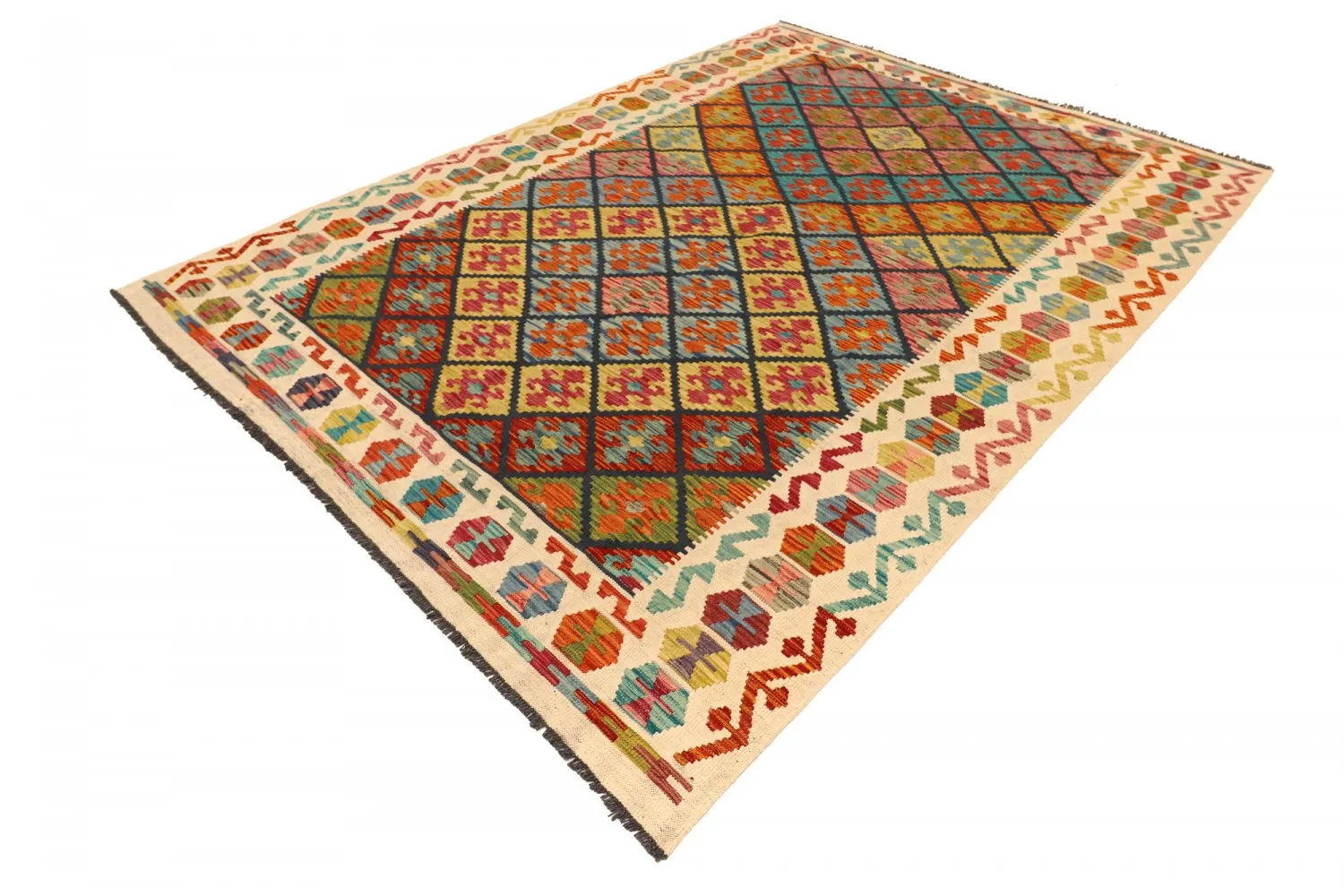 Oriental kilim rug 257 x 184 cm