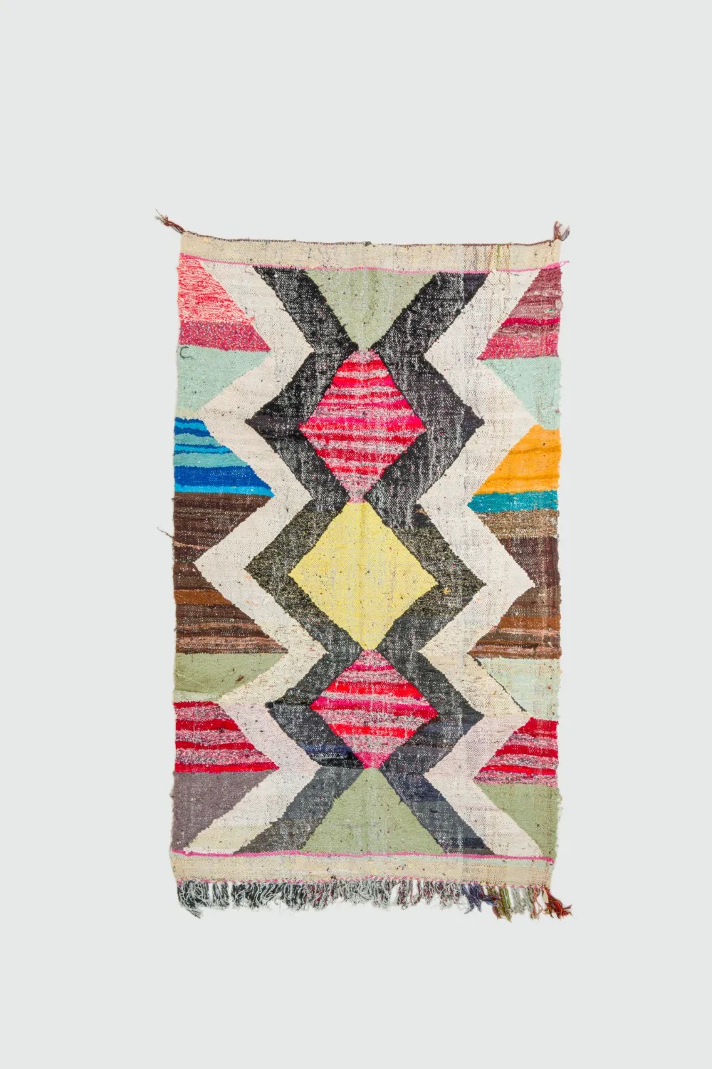 Moroccan Berber rug Boucherouite 135 x 230 cm