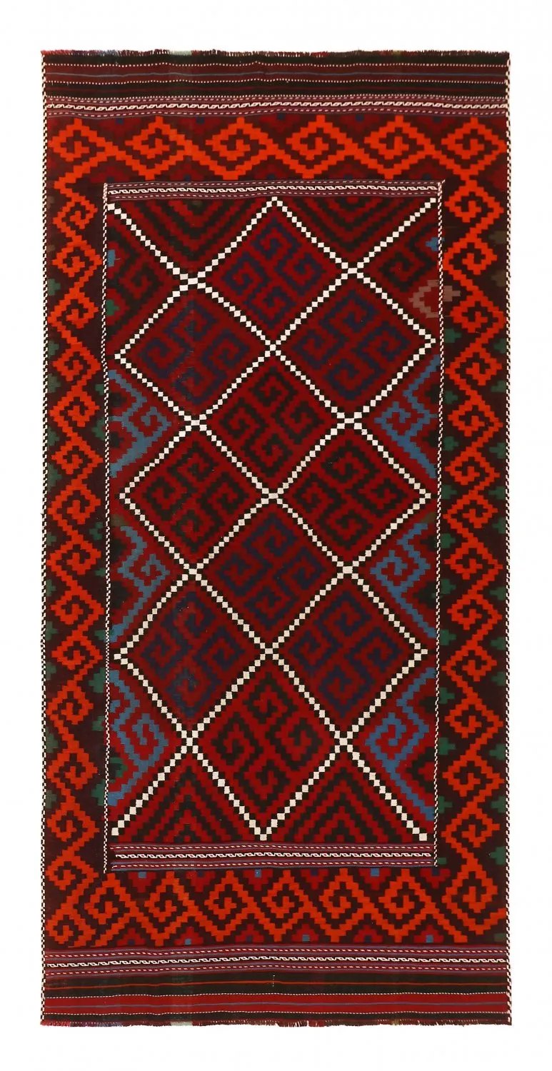 Oriental kilim rug 377 x 179 cm