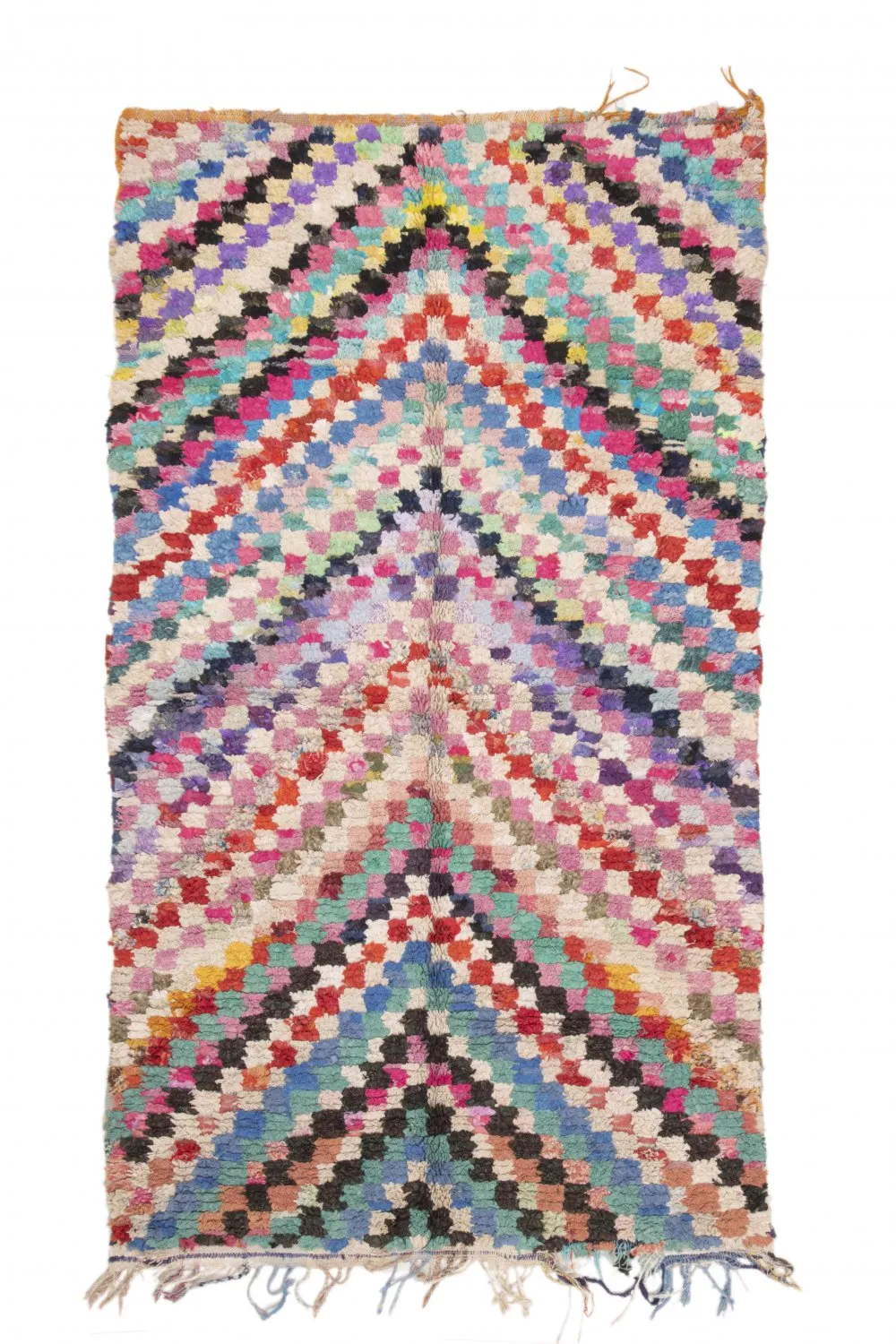 Moroccan Berber rug Boucherouite 245 x 140 cm