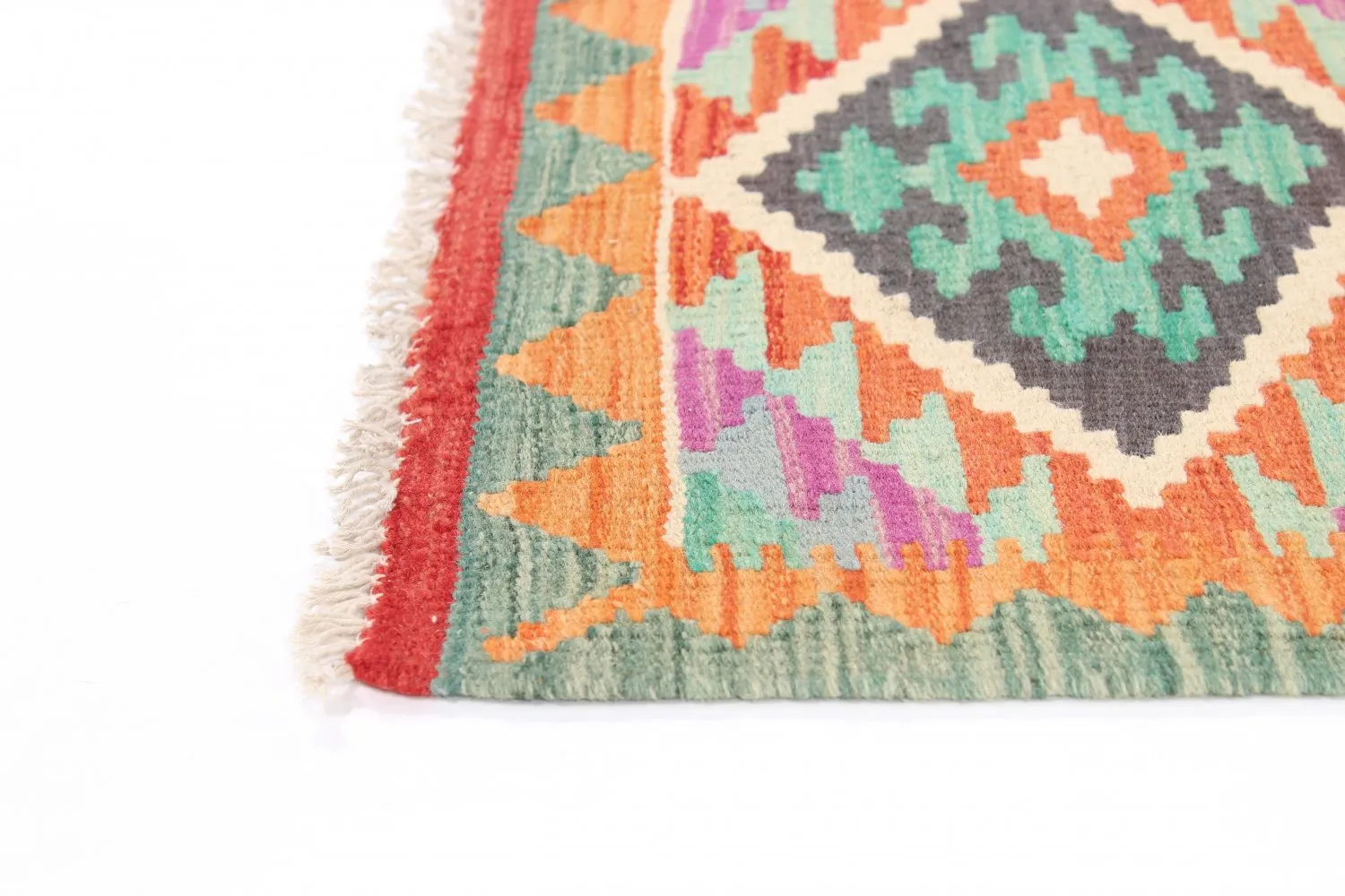 Oriental kilim rug 203 x 71 cm