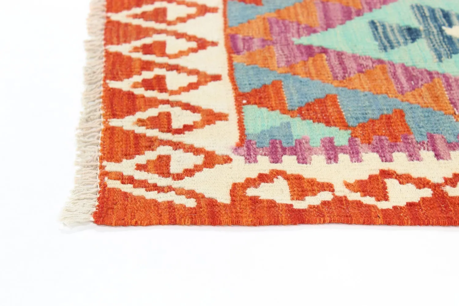 Oriental kilim rug 216 x 67 cm
