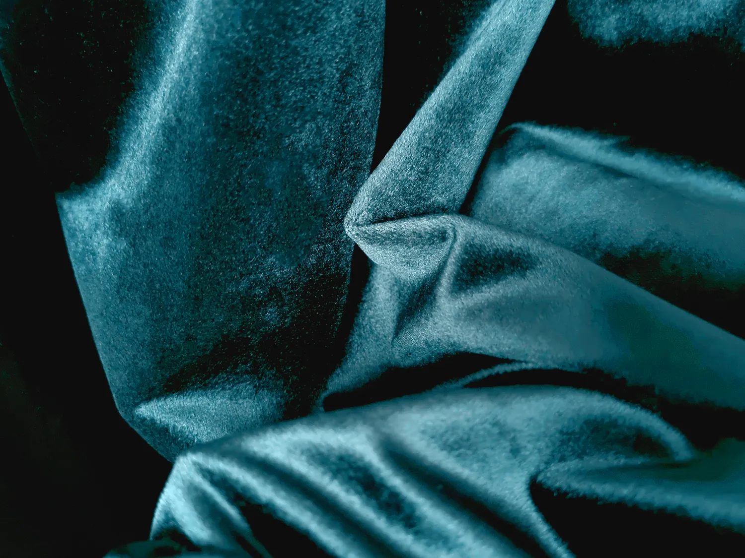 Curtains - Velvet curtains Marlyn (turquoise)