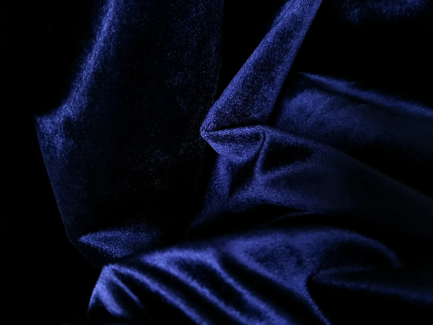 Curtains - Velvet curtains Marlyn (dark blue)