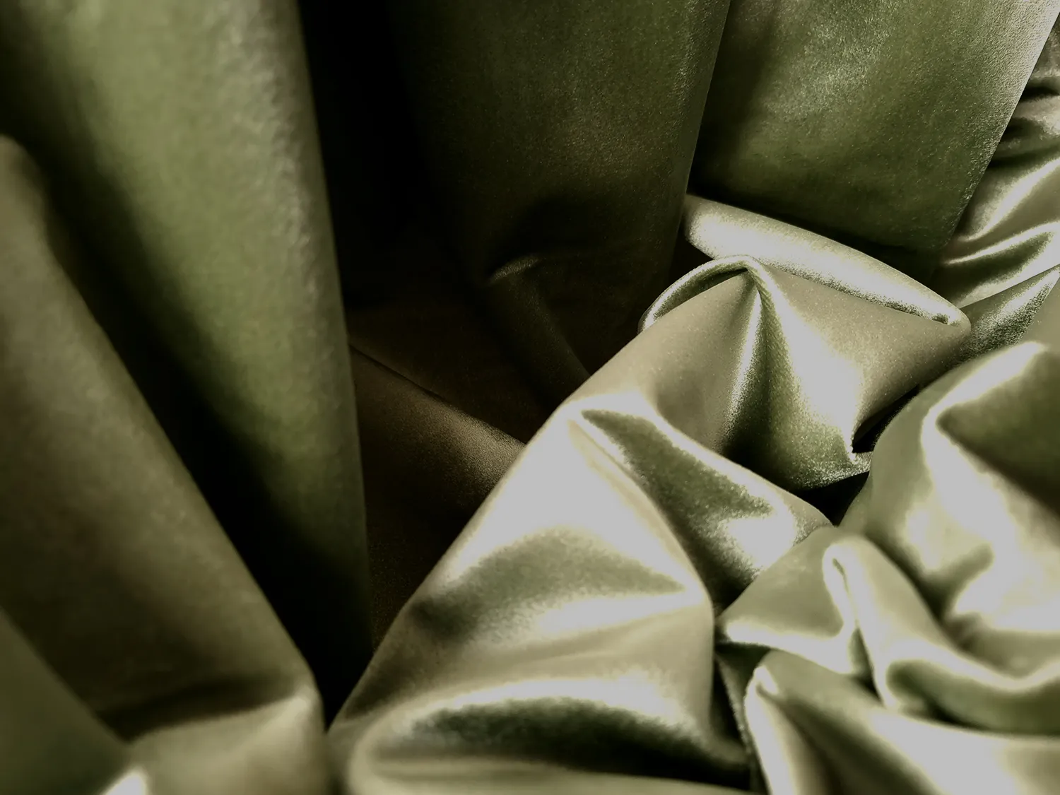 Curtains - Velvet curtains Marlyn (forest green)