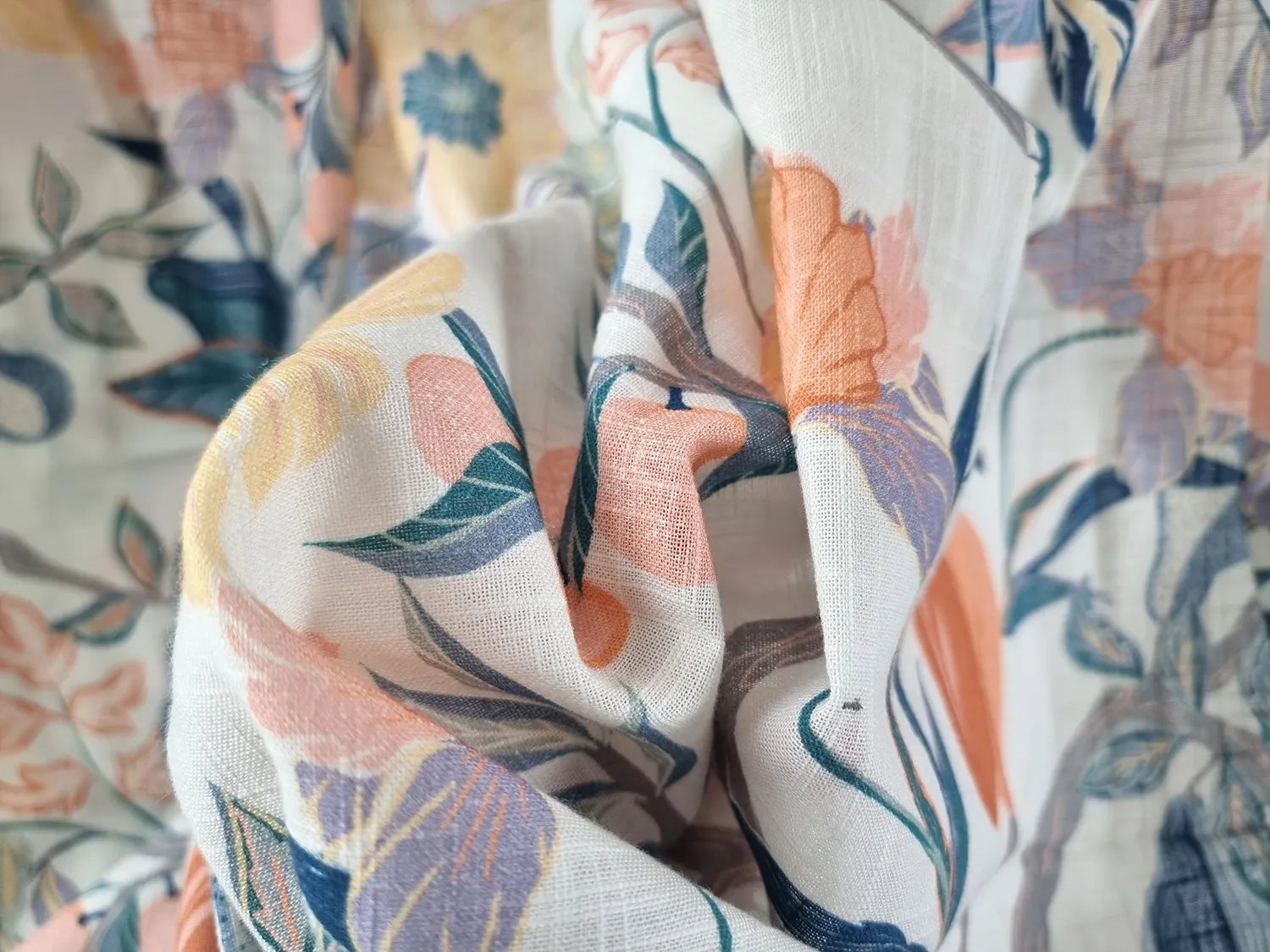 Curtains - Cotton curtain - Sofi-Lee (orange)