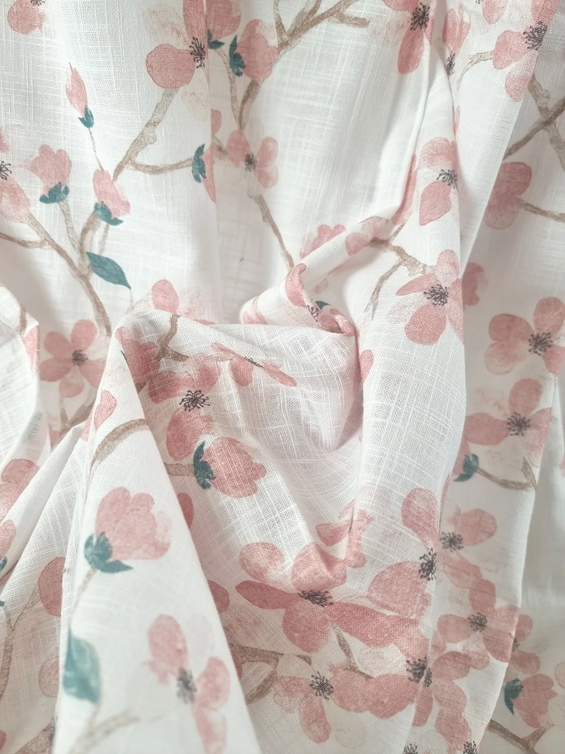 Curtains - Cotton curtain - Pia-Li (pink)