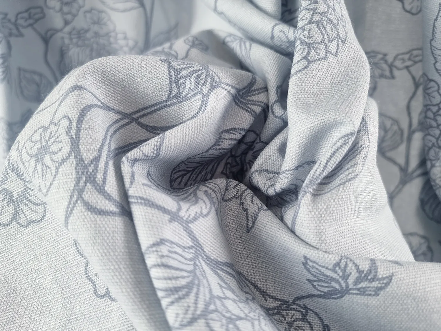 Curtains - Cotton curtain Minna (blue)