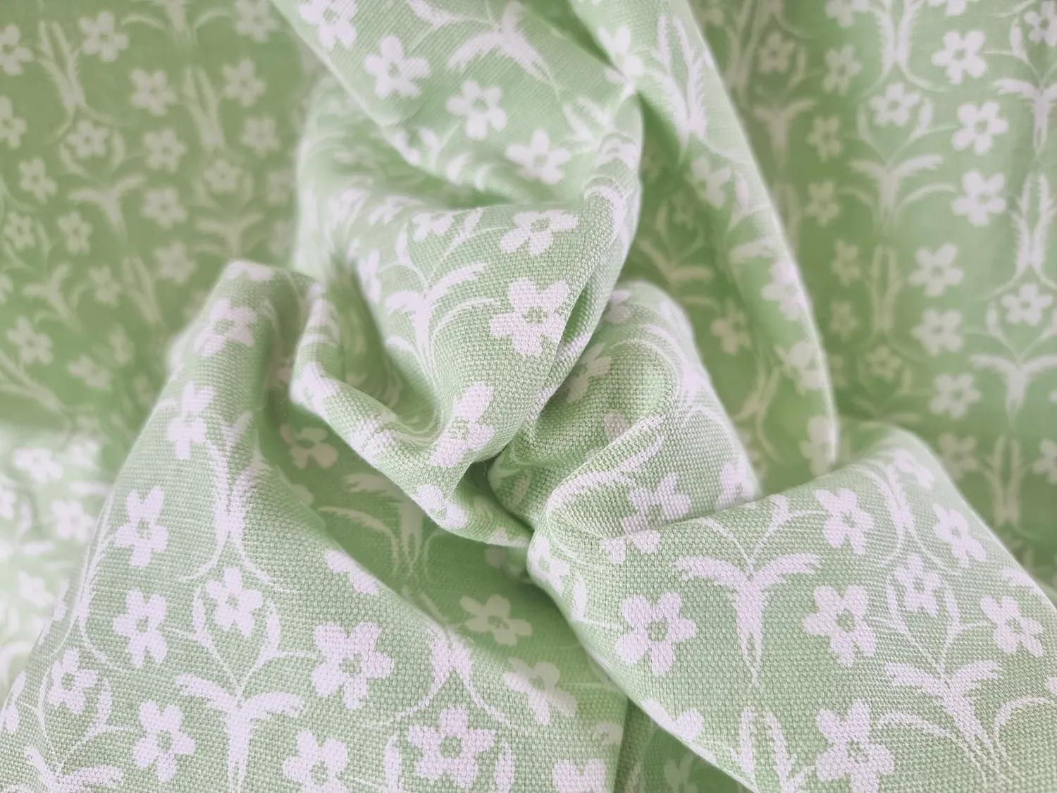 Curtains - Cotton curtain Ella (Green)