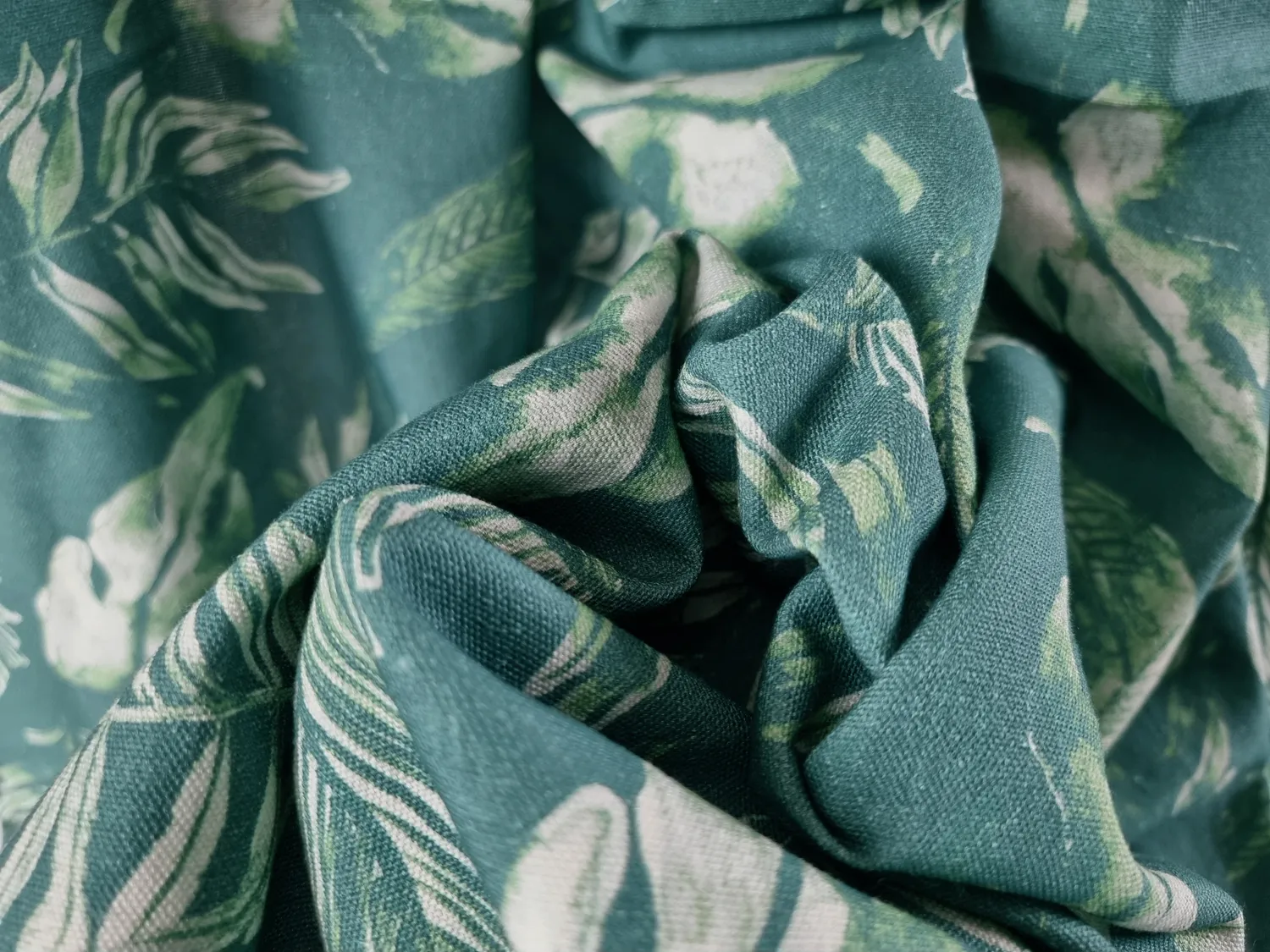 Curtains - Cotton curtain Lowe (green)