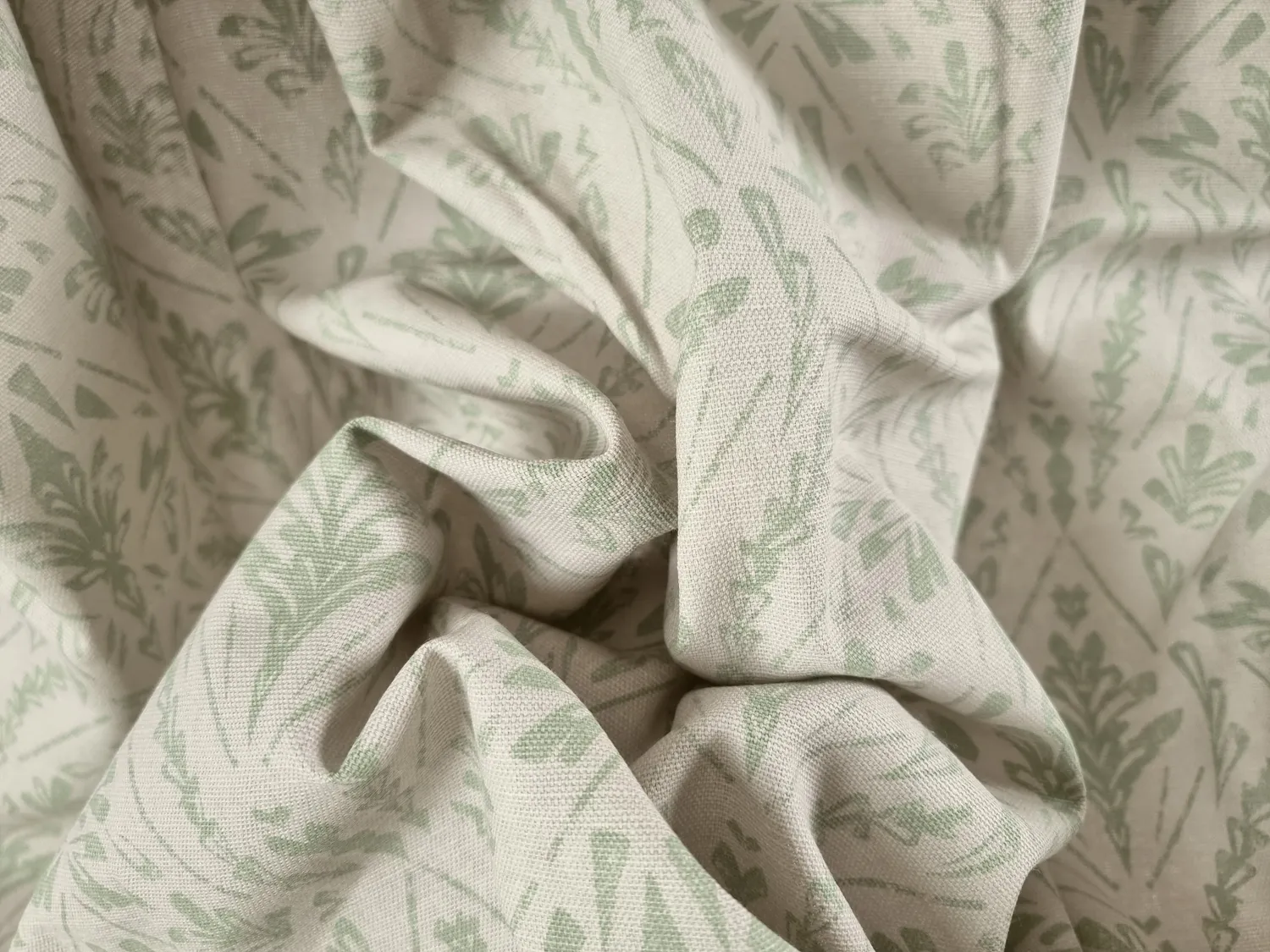 Curtains - Cotton curtain Helmi (Green)