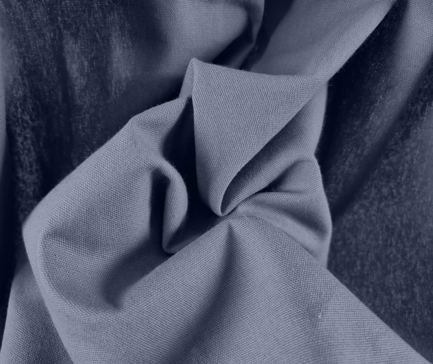 Curtains - Cotton curtain Anja (blue)