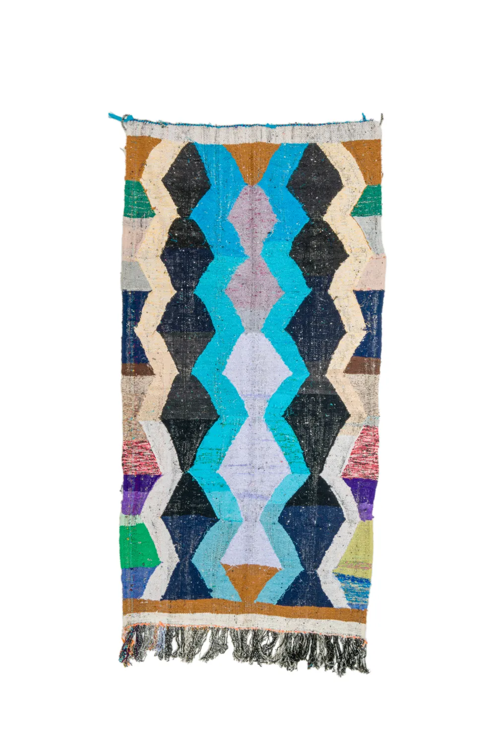 Moroccan Berber rug Boucherouite 155 x 250 cm