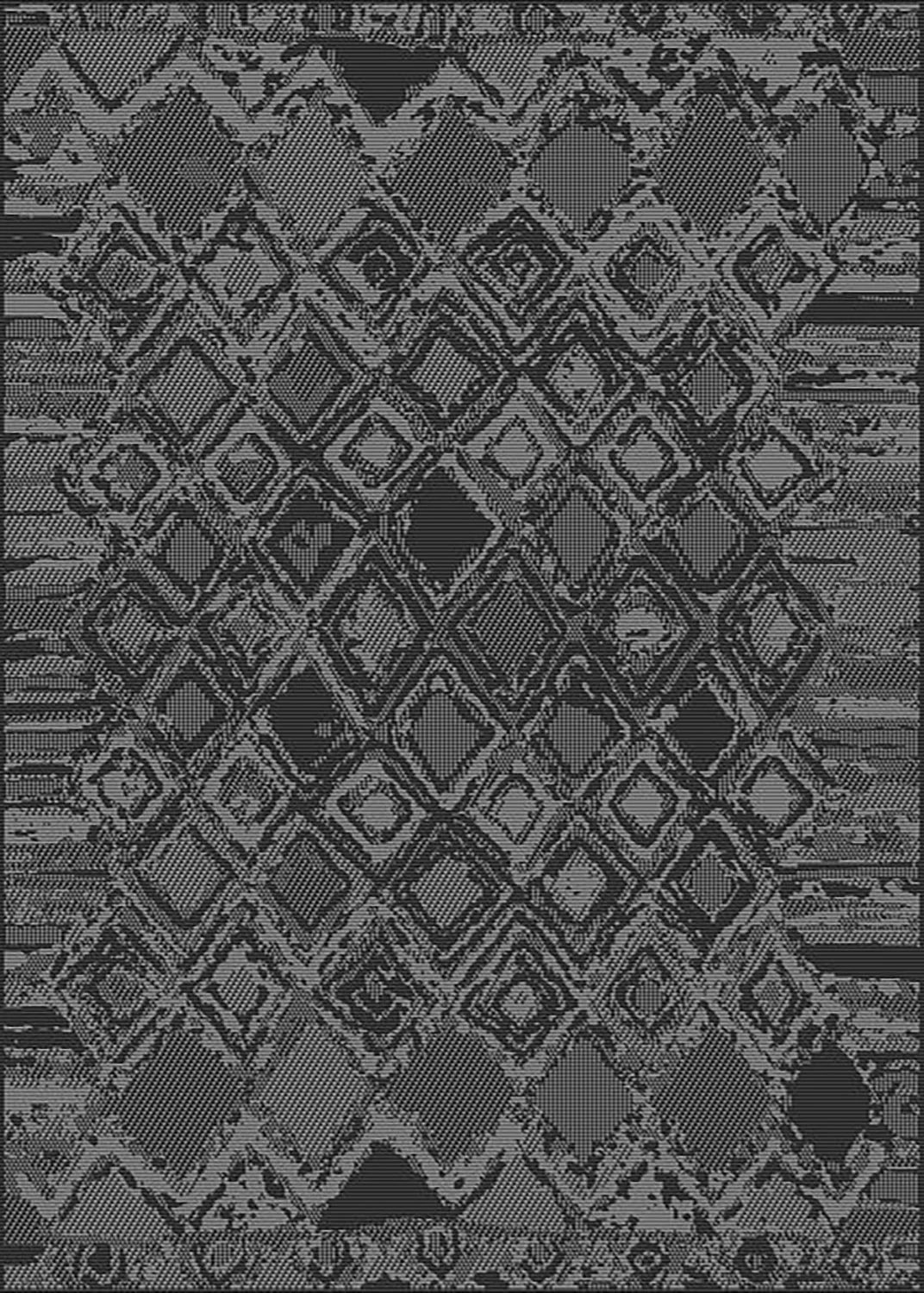 Indoor/Outdoor rug - Brussels Night (black)