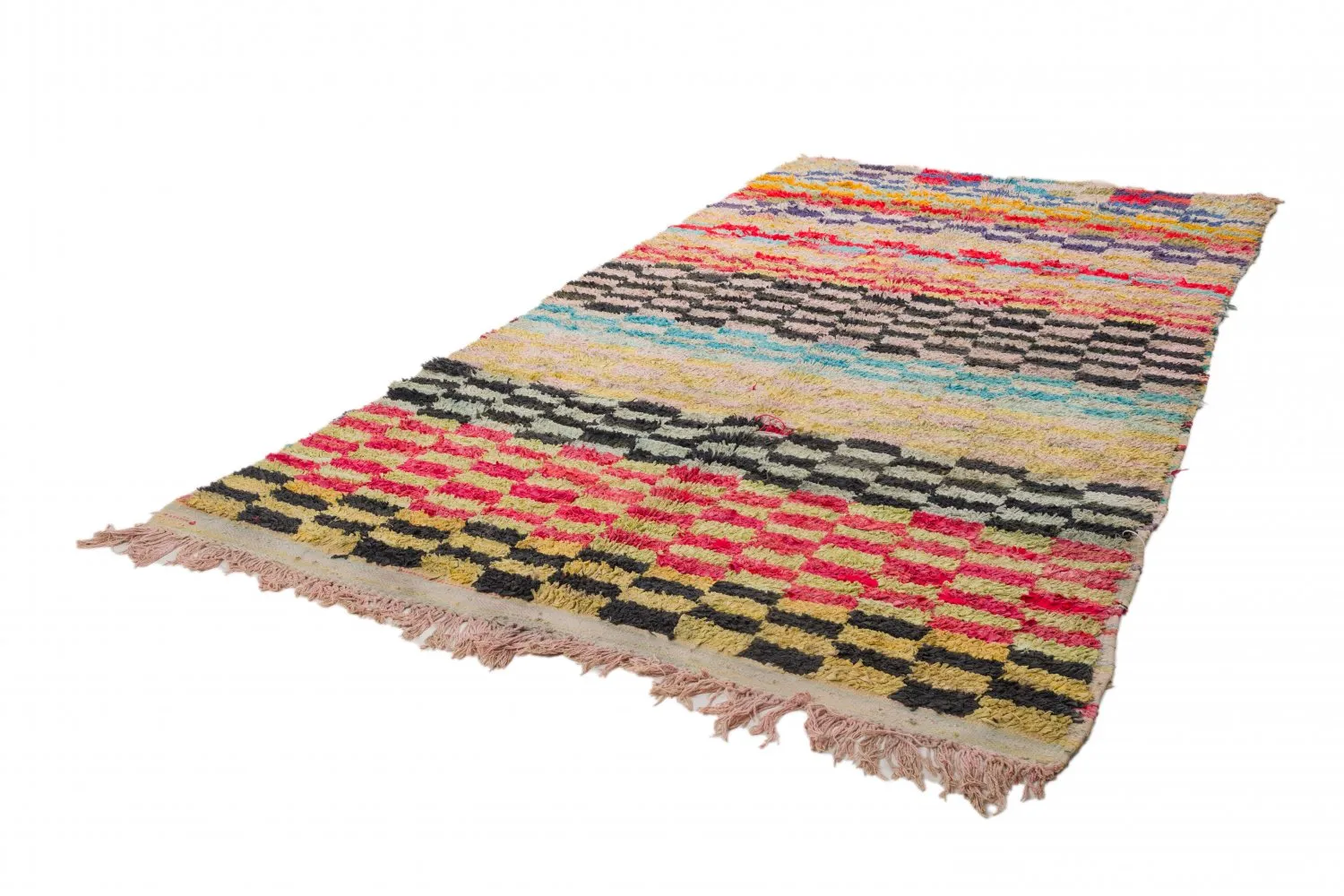 Moroccan Berber rug Boucherouite 320 x 160 cm